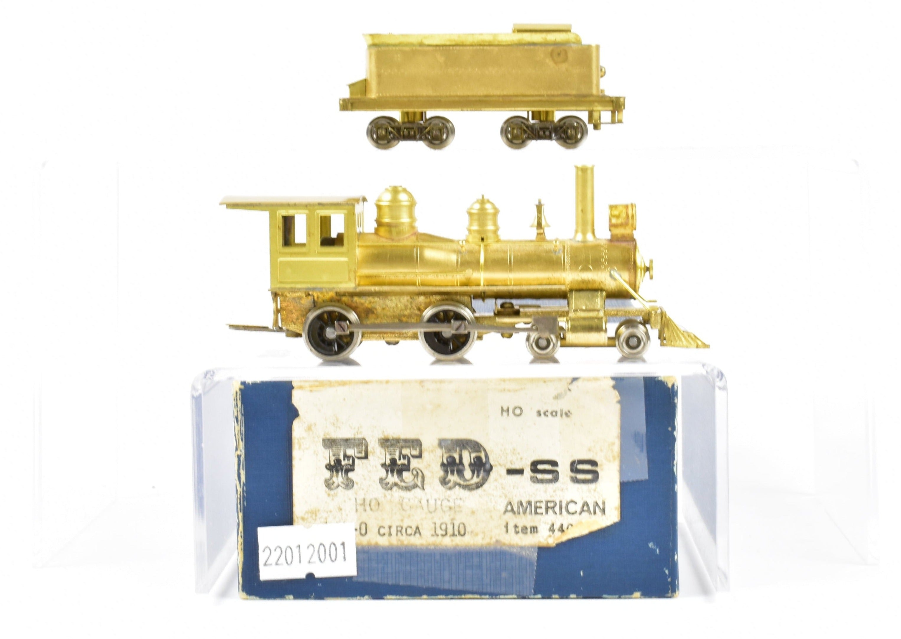 HO Scale Brass 4-4-0 American Spartan Series Model Train Imported by Far East Distributors