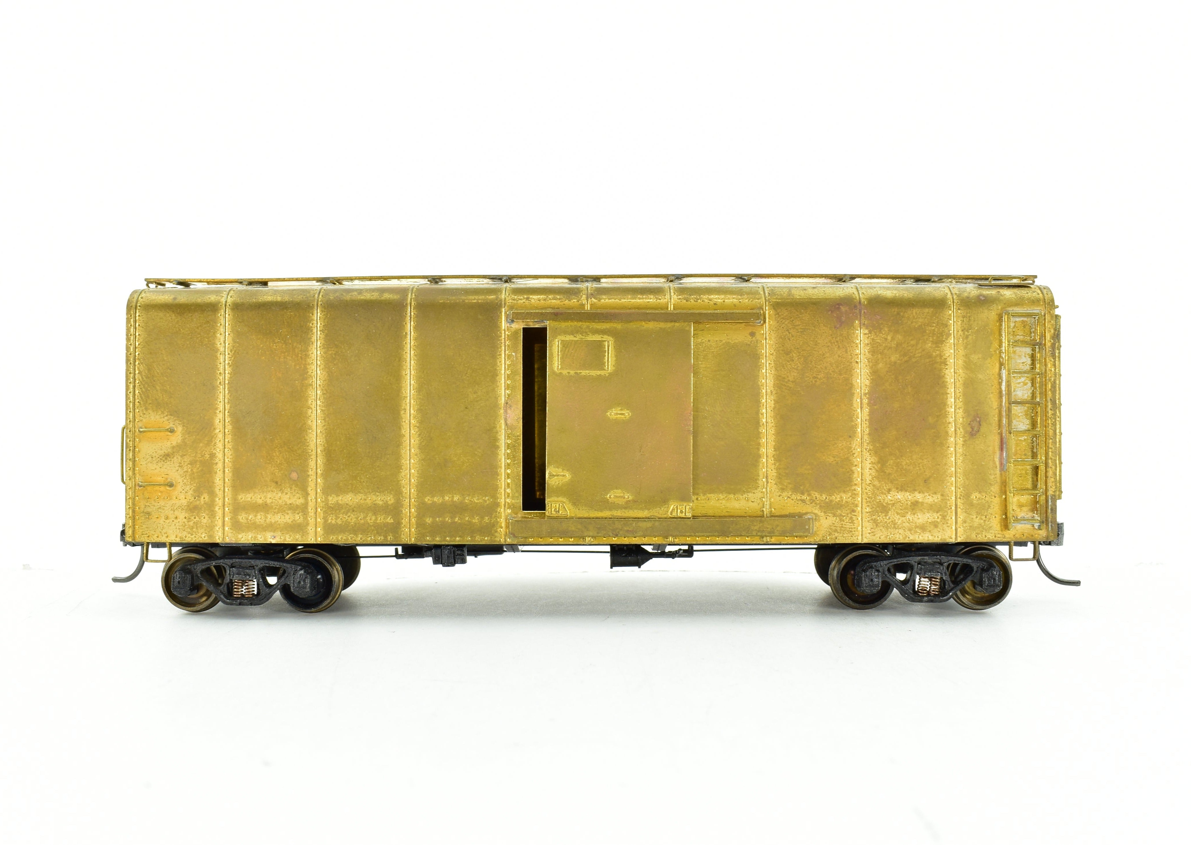 HO Scale Brass Model Trains by Trains Inc. - Baltimore & Ohio M - 53 Wagon - top Boxcar in As - Is Condition