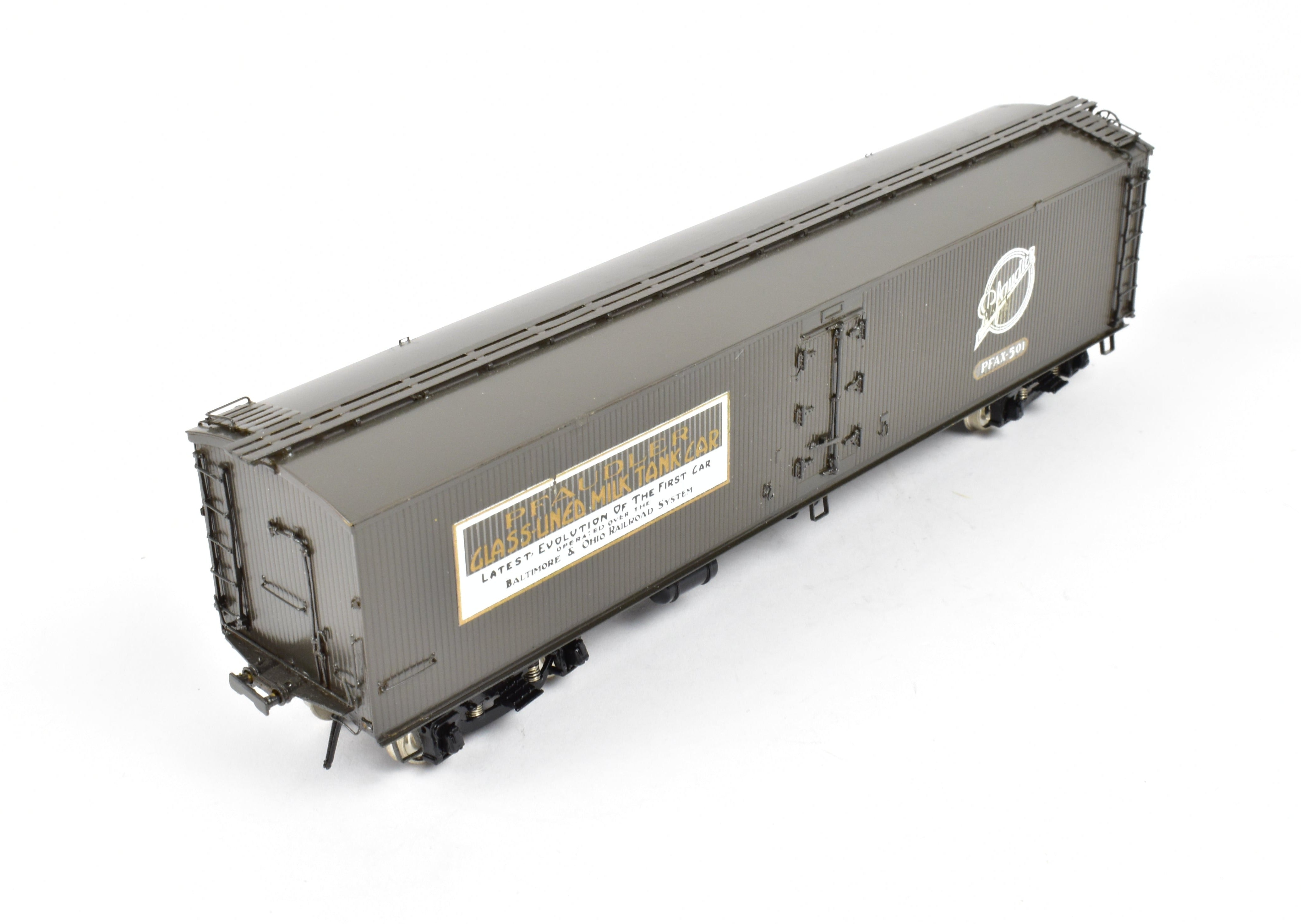 1987 HO Brass Precision Scale Co. 50' Pfaudler Milk Tank Car Model