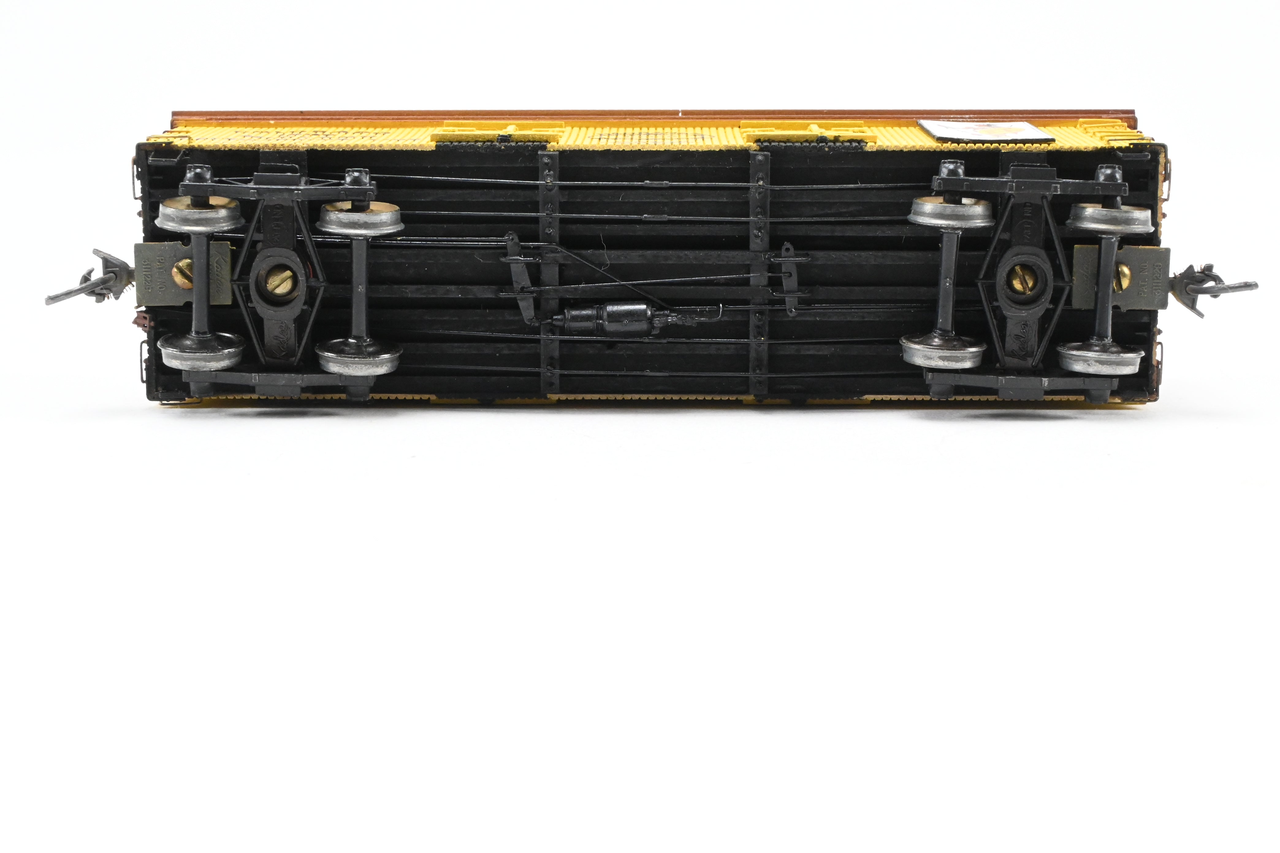 HO Scale La Belle Woodworking Colorado Midland 36-Foot Wood-Sided Refrigerator Car Model - Fully Assembled and Professionally Painted