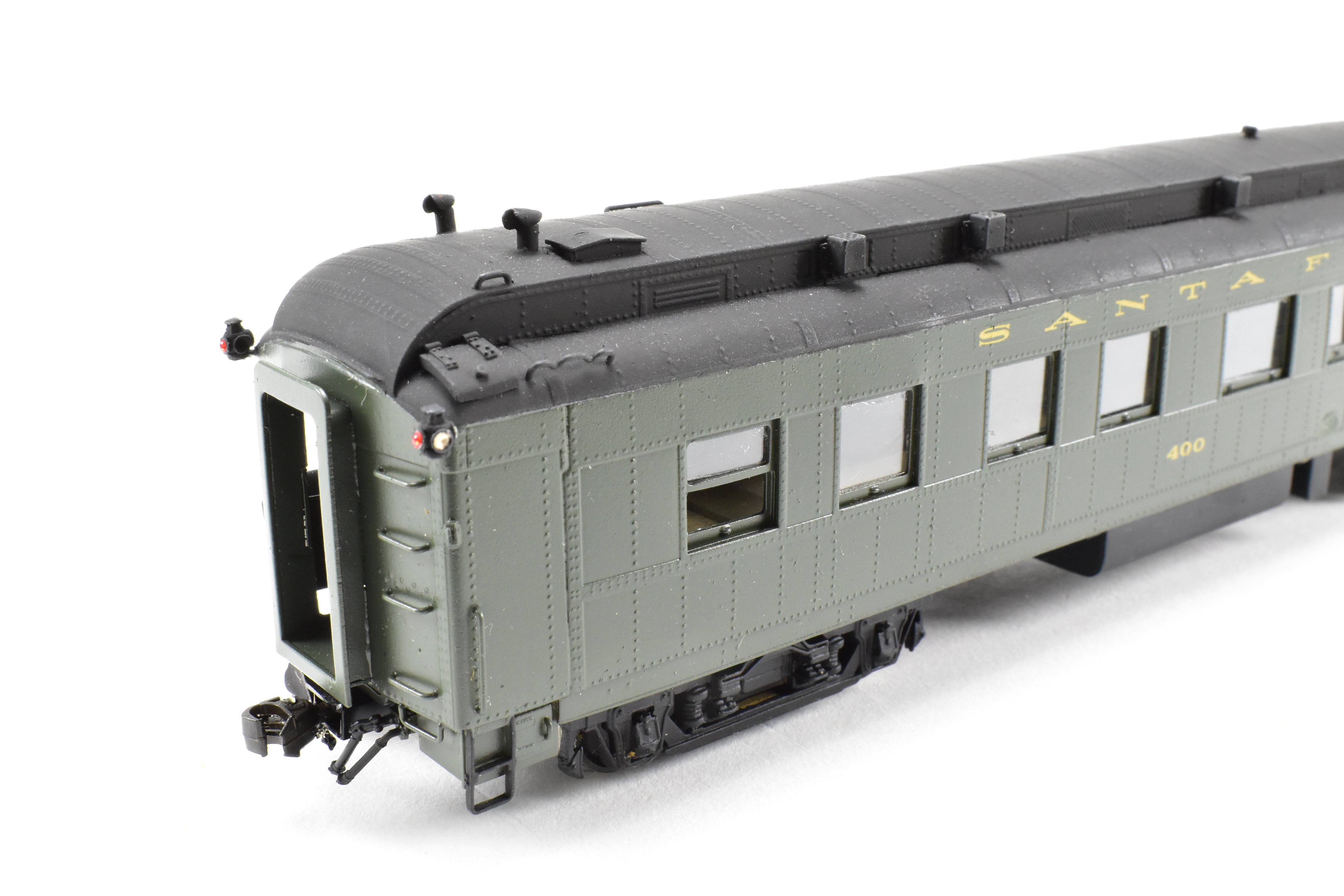 Custom Painted HO Brass Hallmark ATSF Santa Fe Superintendent's Business Car #400