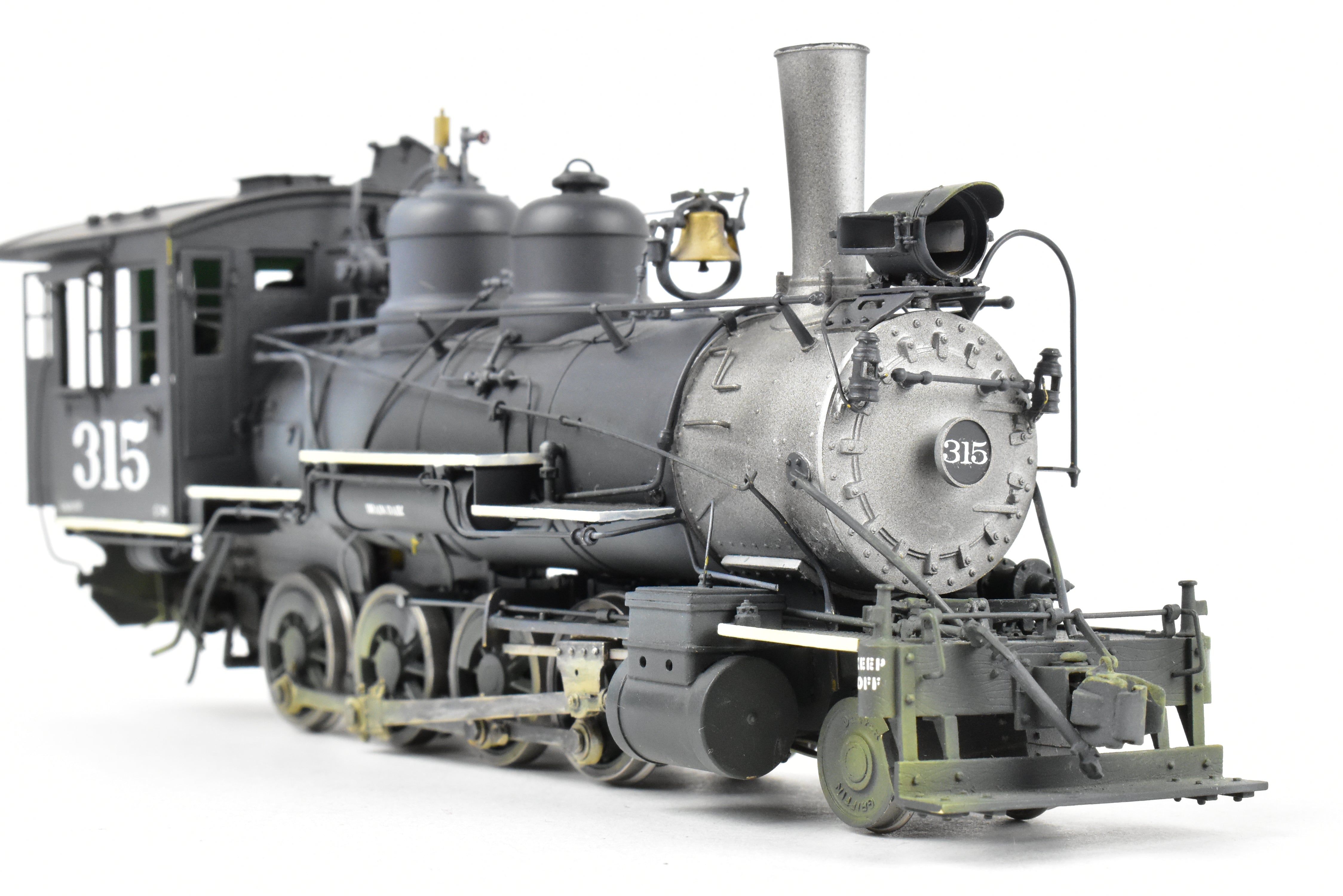 Brass OMI - Overland Models D&RGW C-18 2-8-0 #315 Weathered 1940s Switching Locomotive