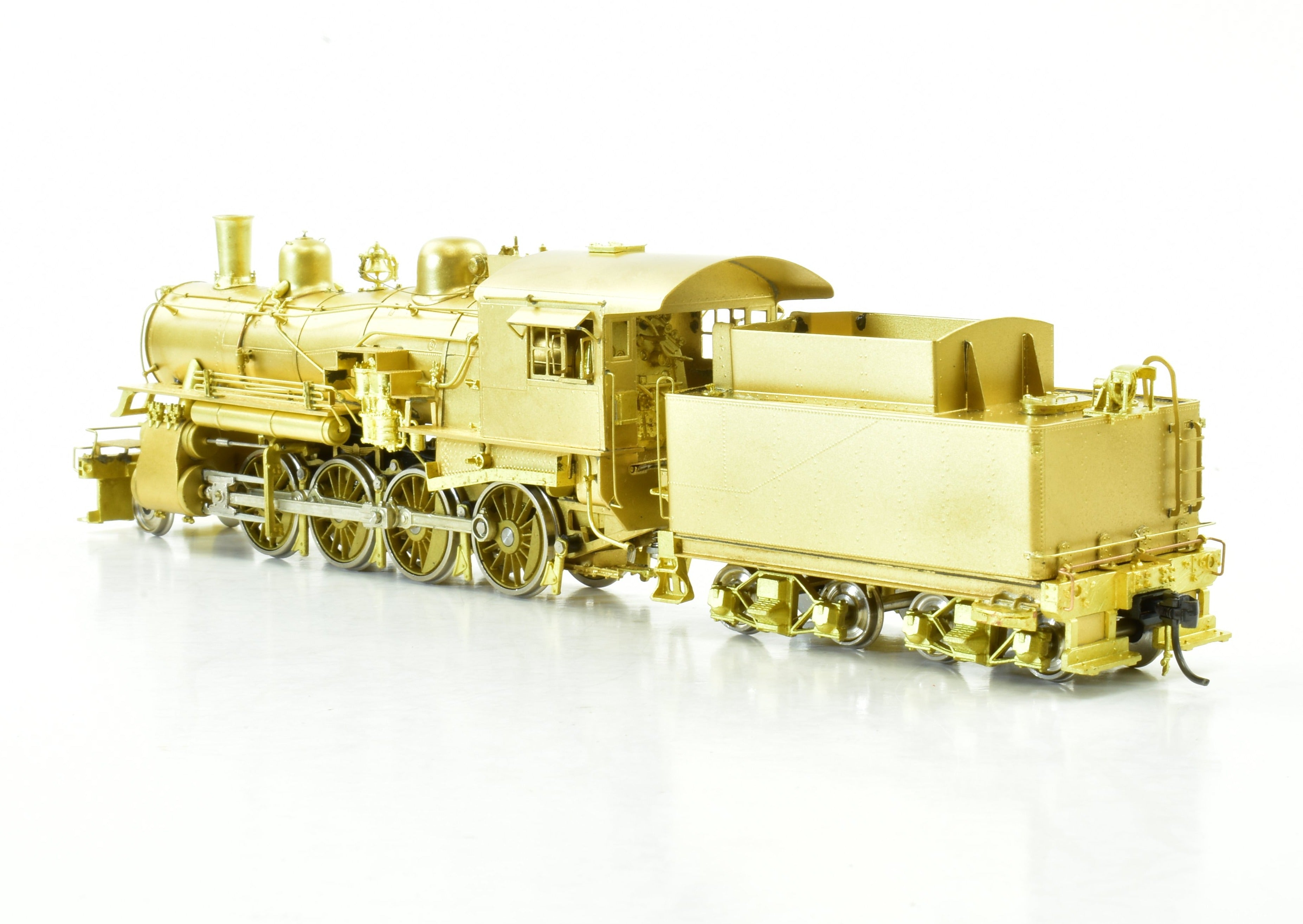 HO Scale Brass Model Train Engine - W&R Enterprises NP Northern Pacific Y - 2 2 - 8 - 0 Steam Locomotive
