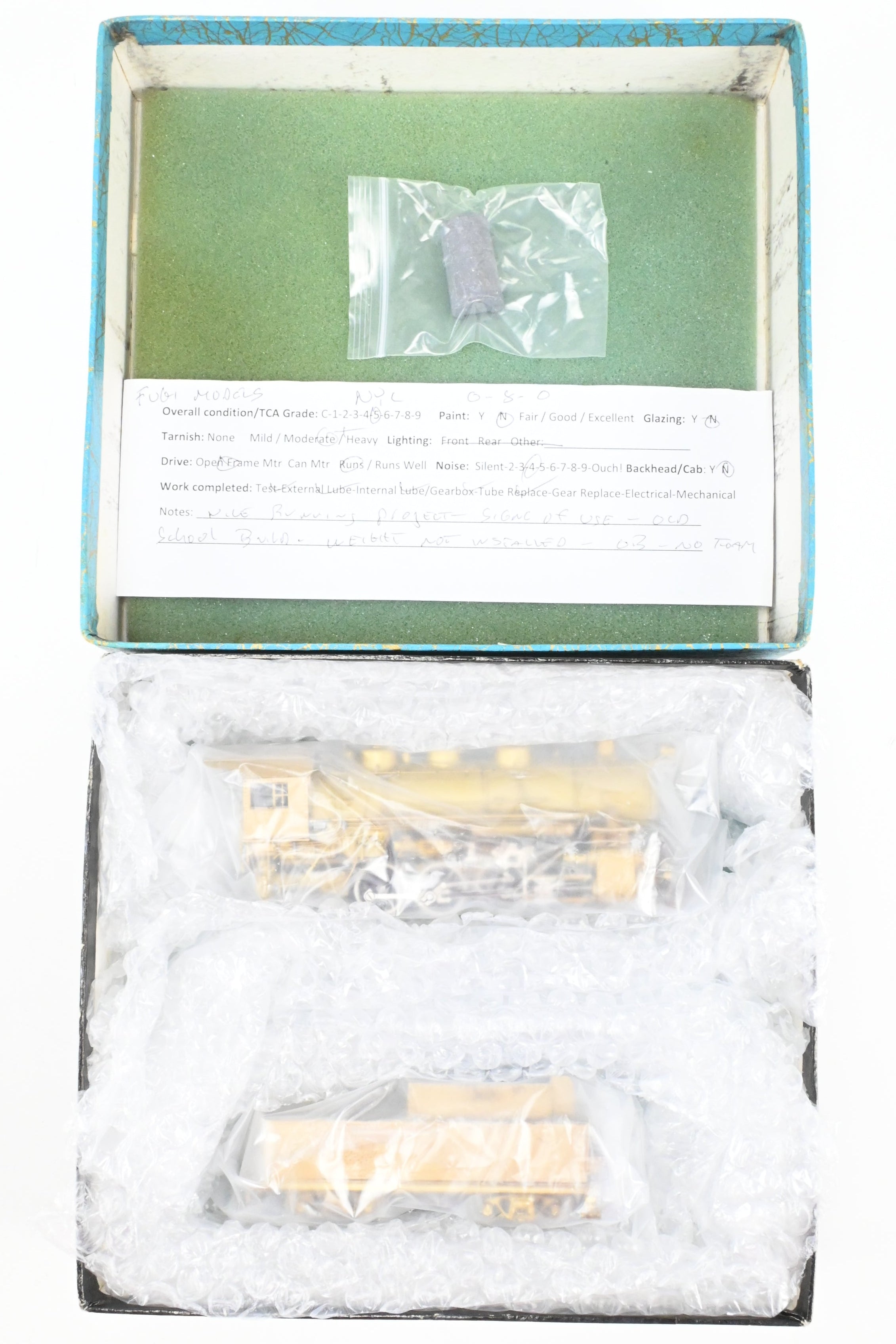 HO Scale Brass Fuji Models New York Central 0-8-0 USRA Switcher Model Train in As-Is Condition