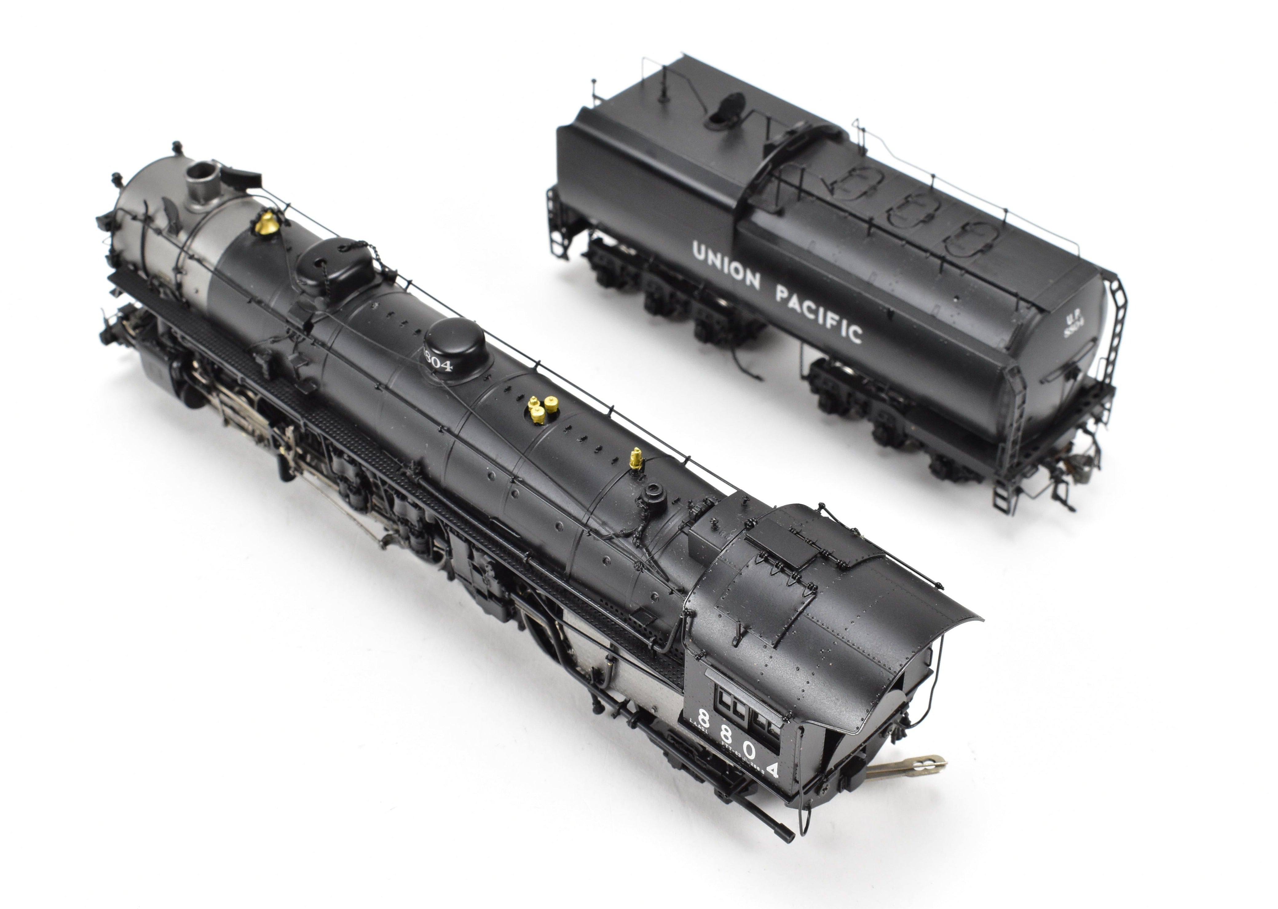 HO Scale Brass Precision Scale Co. Union Pacific Class 4 - 10 - 2 Three - Cylinder Freight/Passenger Model Train #8804 in As - Is Condition