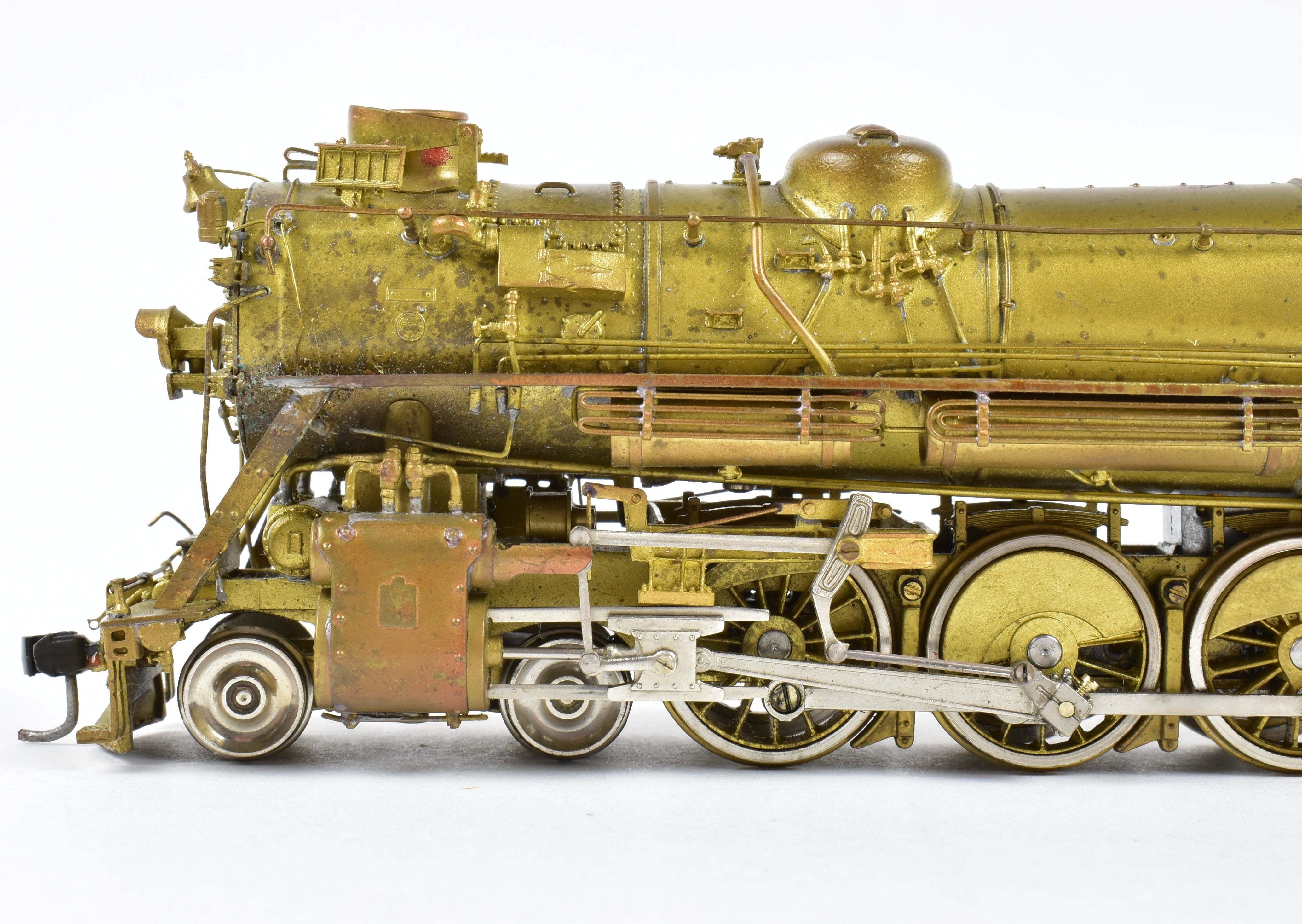 High - Quality HO Scale Brass Key Imports Model of Denver & Rio Grande Western M - 64 4 - 8 - 4 Northern Steam Locomotive