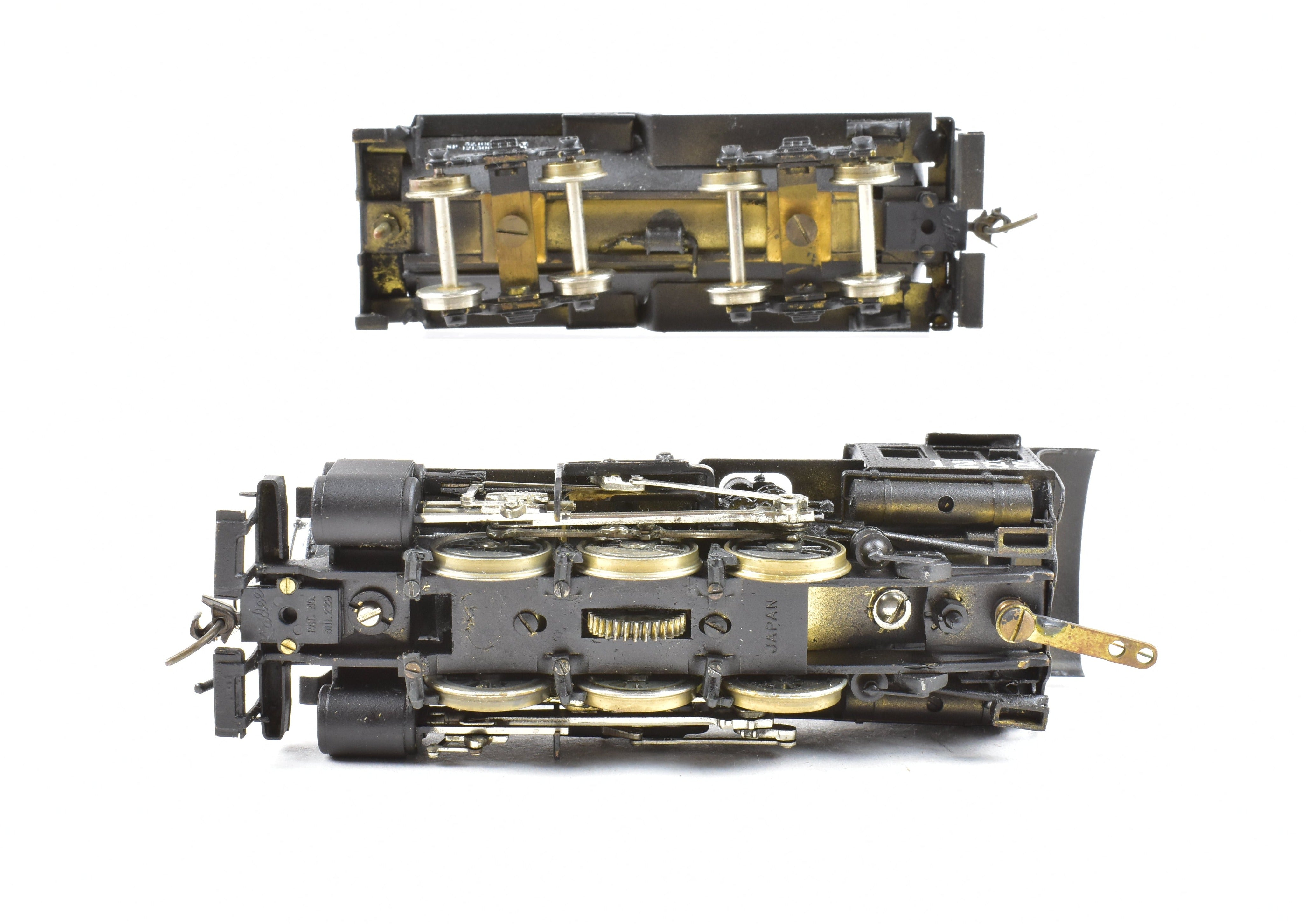 HO Scale Brass Balboa Model of Southern Pacific S - 12 0 - 6 - 0 Switcher with Custom Painted Finish