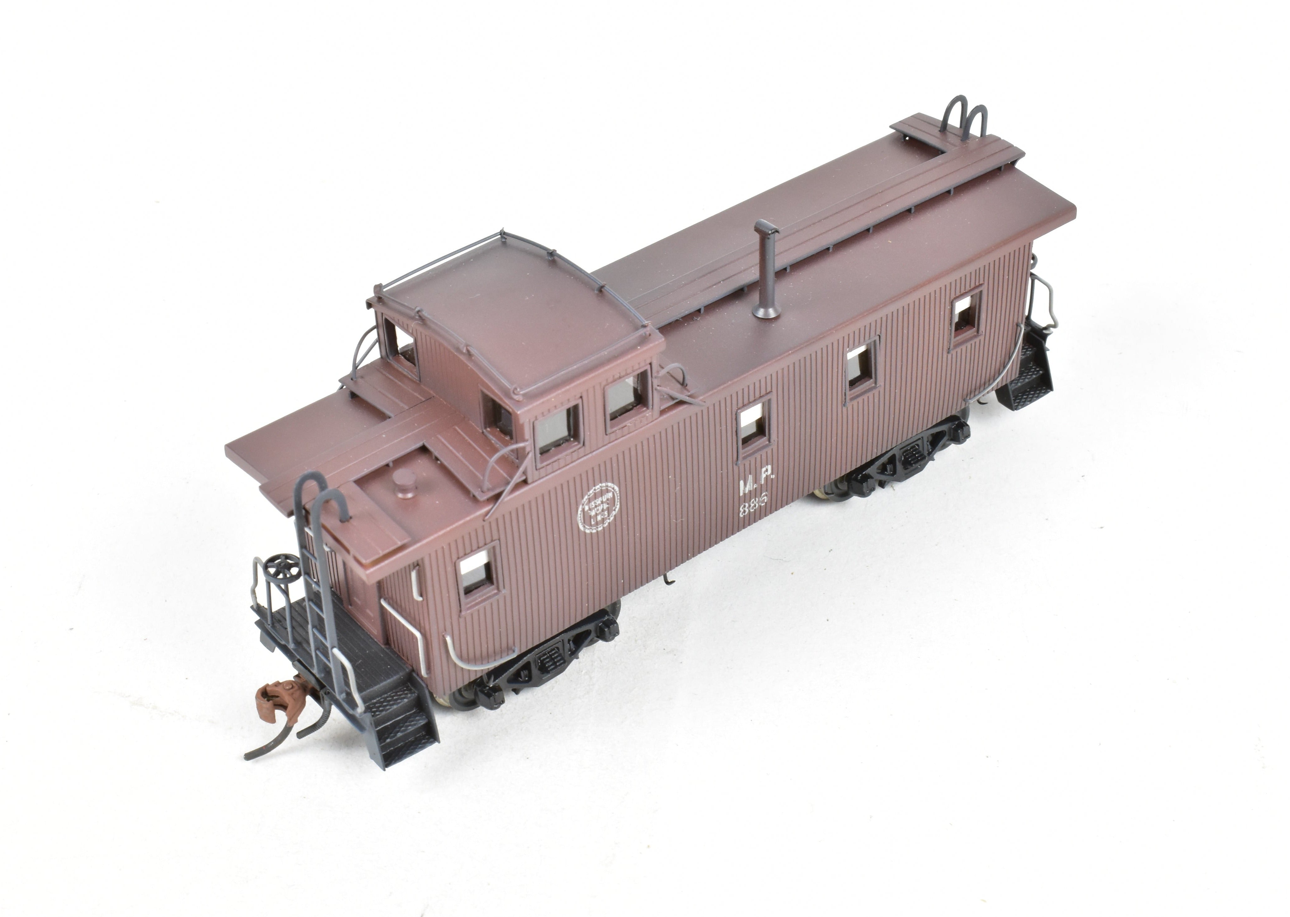 HO Brass Hallmark Missouri Pacific Custom Painted Wood Sheathed Caboose No. 886