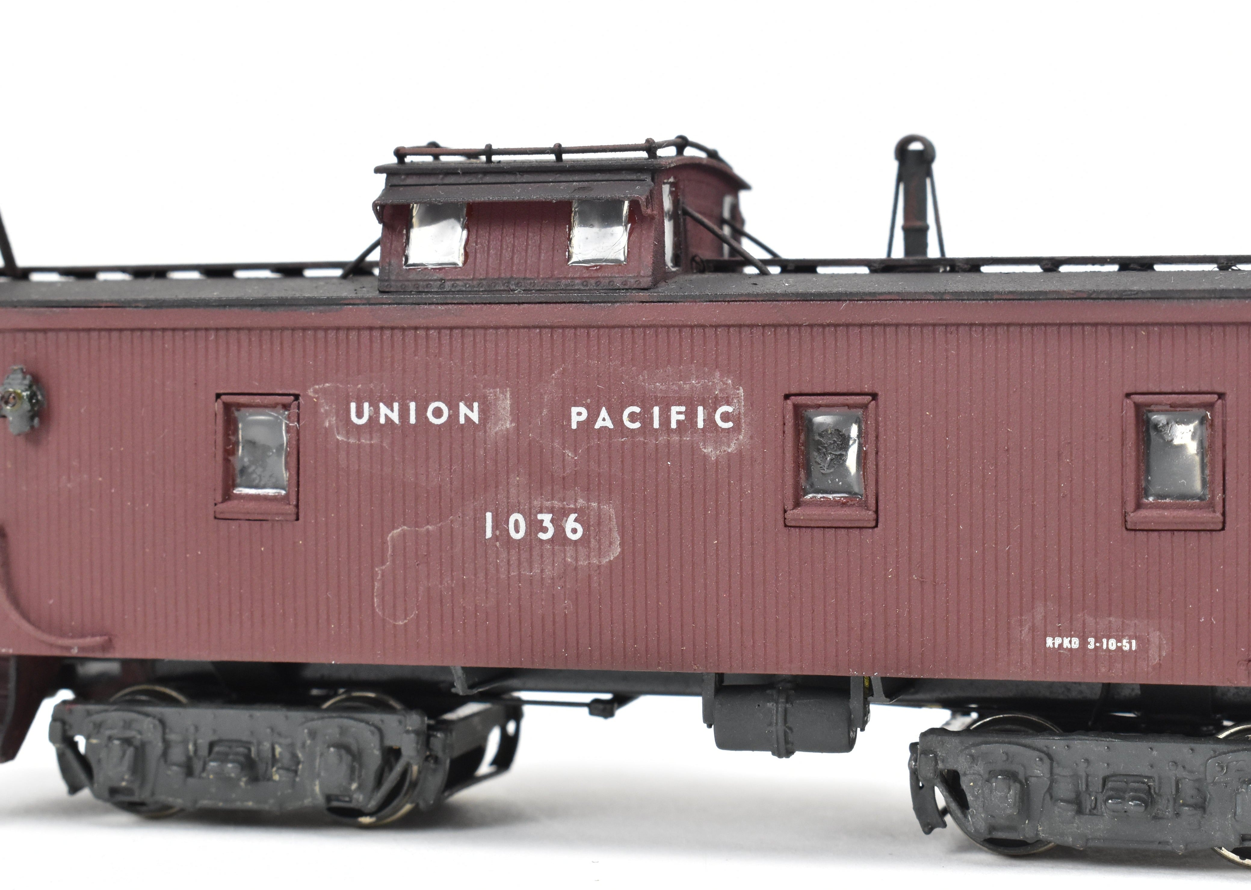 HO Brass OMI UP Union Pacific CA-1 Wood Caboose CP #1036 by Overland Models