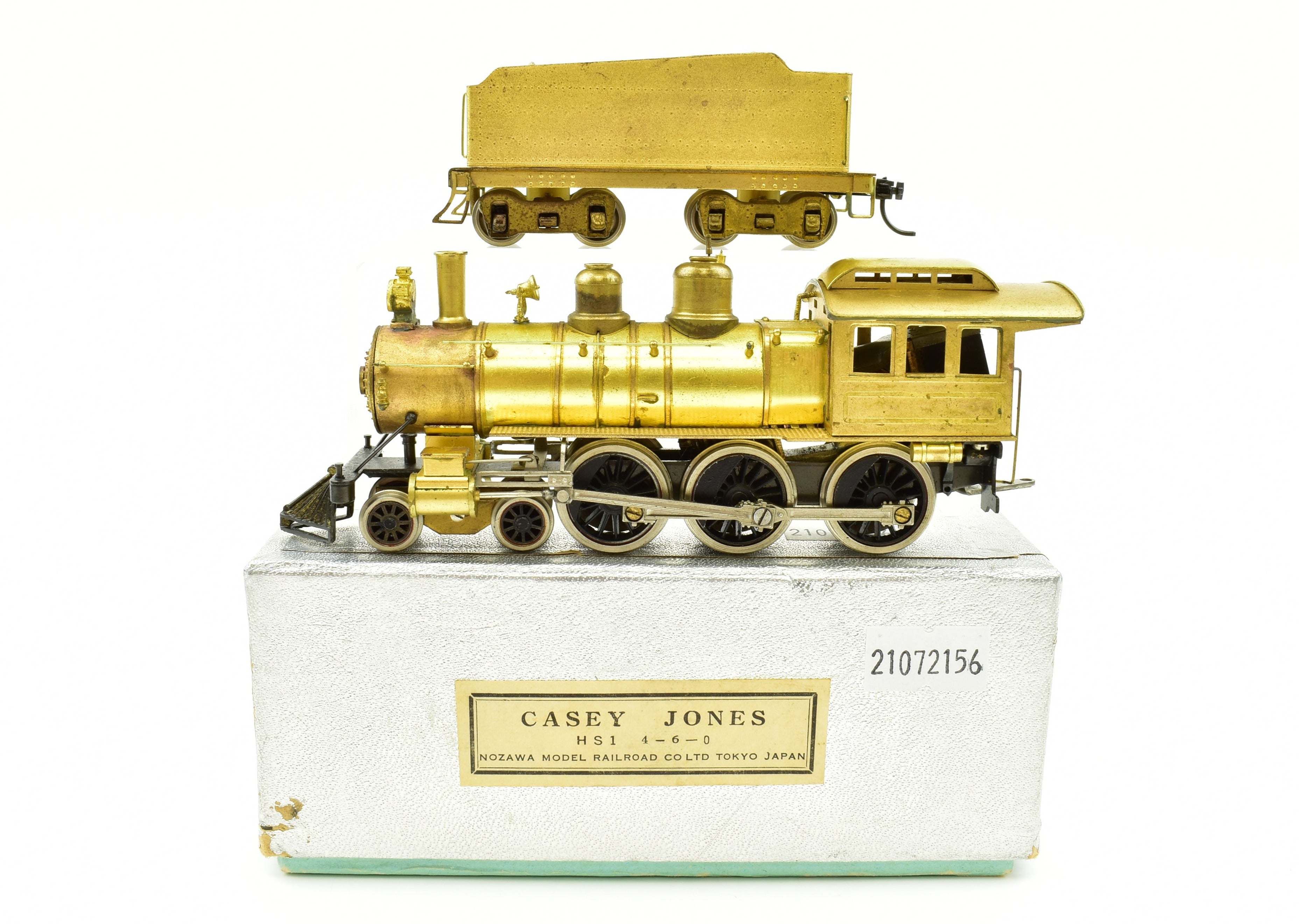 HO Scale Brass Red Ball Howell Day IC Illinois Central HS-1 #2 Casey Jones 4-6-0 Ten Wheeler Model