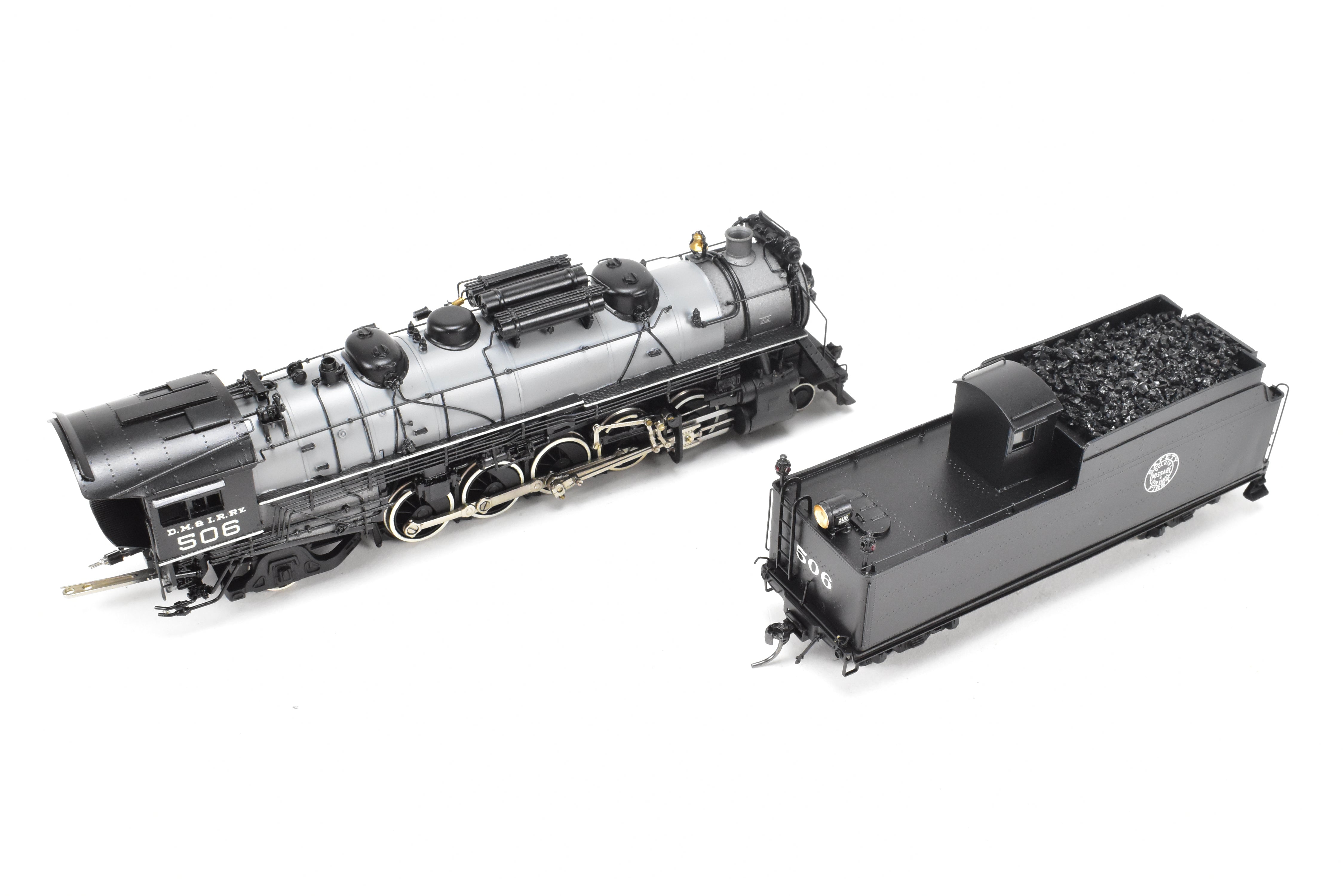 HO Scale Brass Key Imports DM&IR 2-10-2 Santa Fe Class E-1 Pro Painted Locomotive No. 506