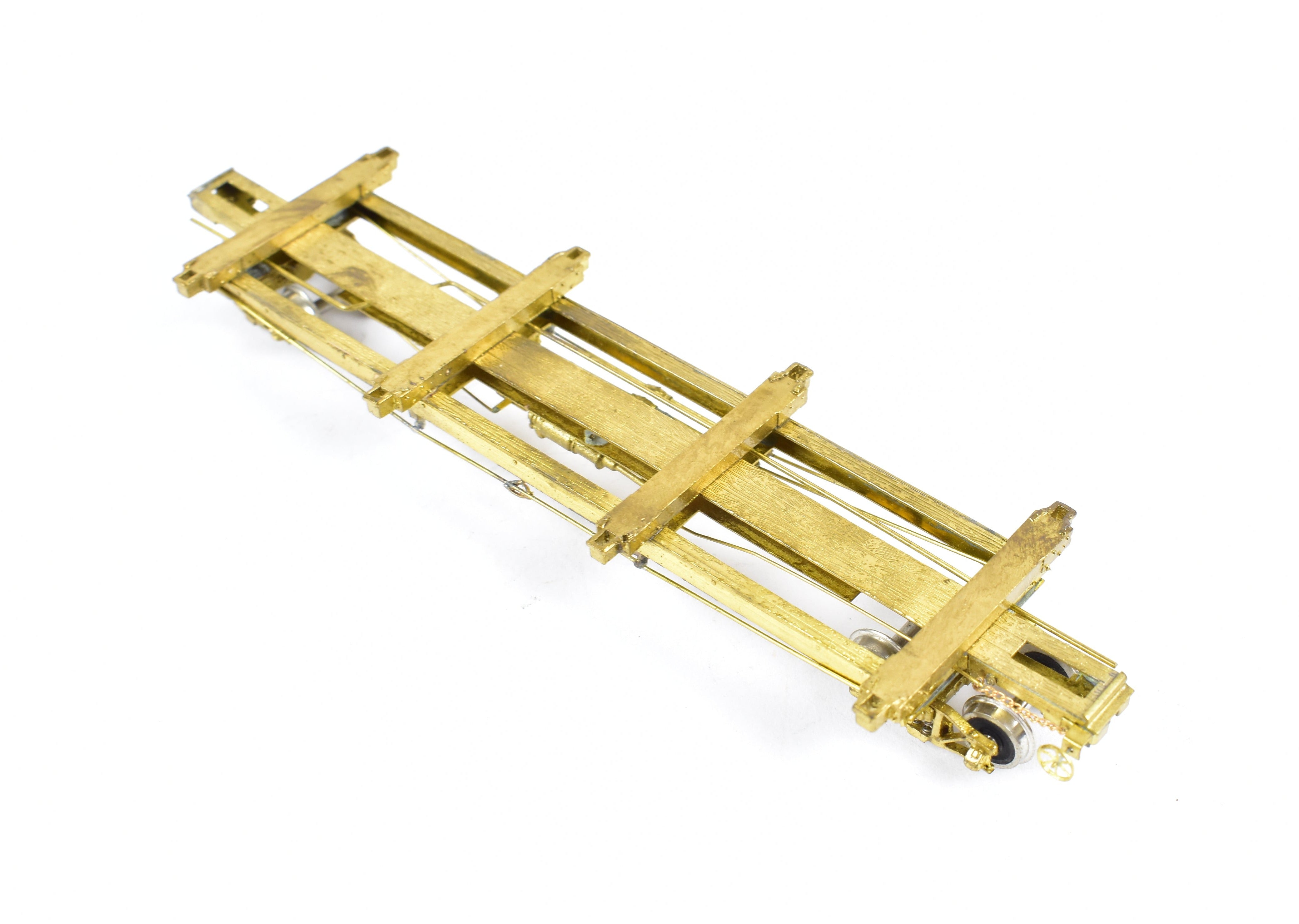 HOn3 Brass Oriental Limited Narrow Gauge Log Car with Spare Parts