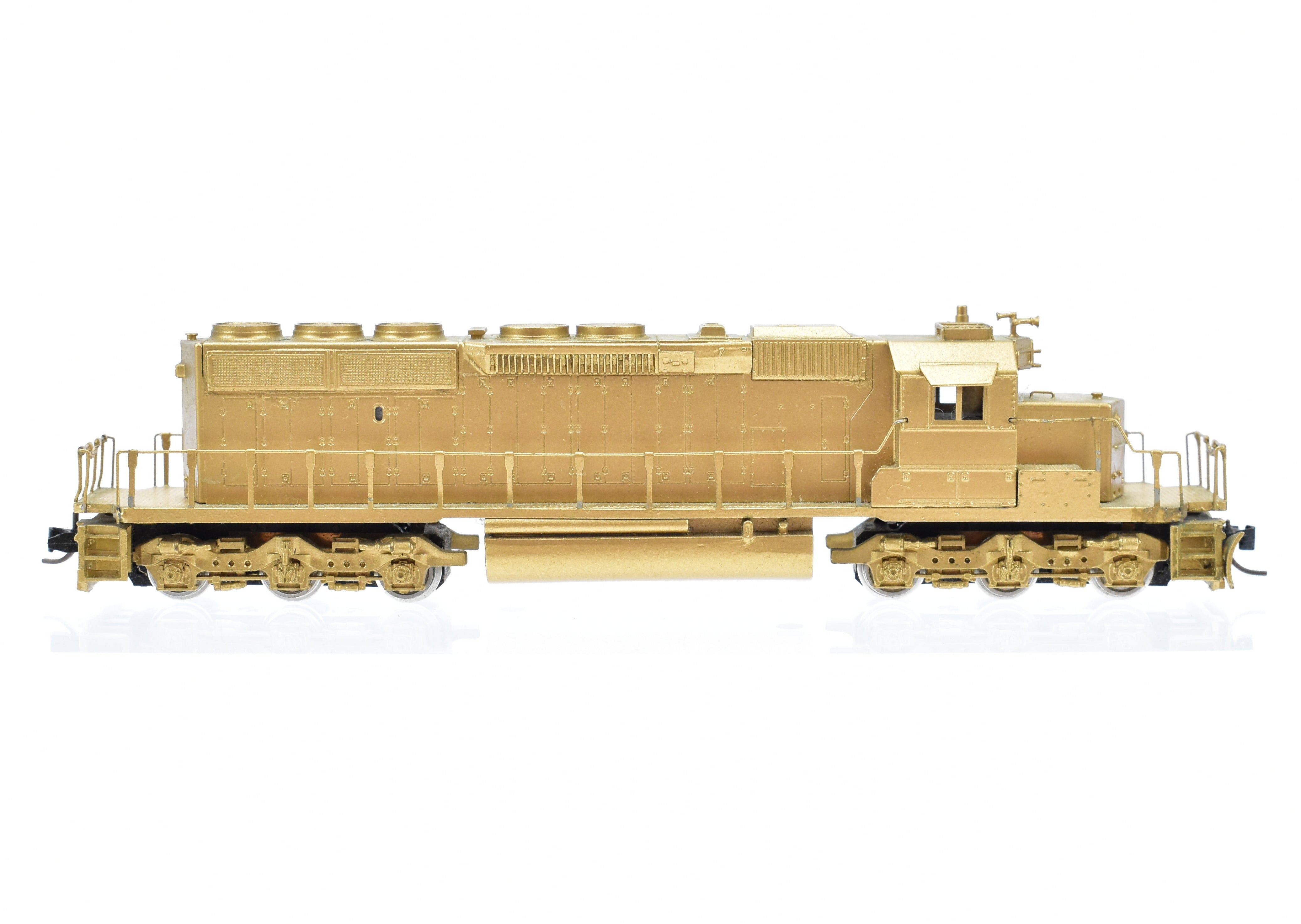 Unpainted N Scale Brass Key Imports AT&SF Santa Fe EMD SD40 - 2 Medium Nose Model