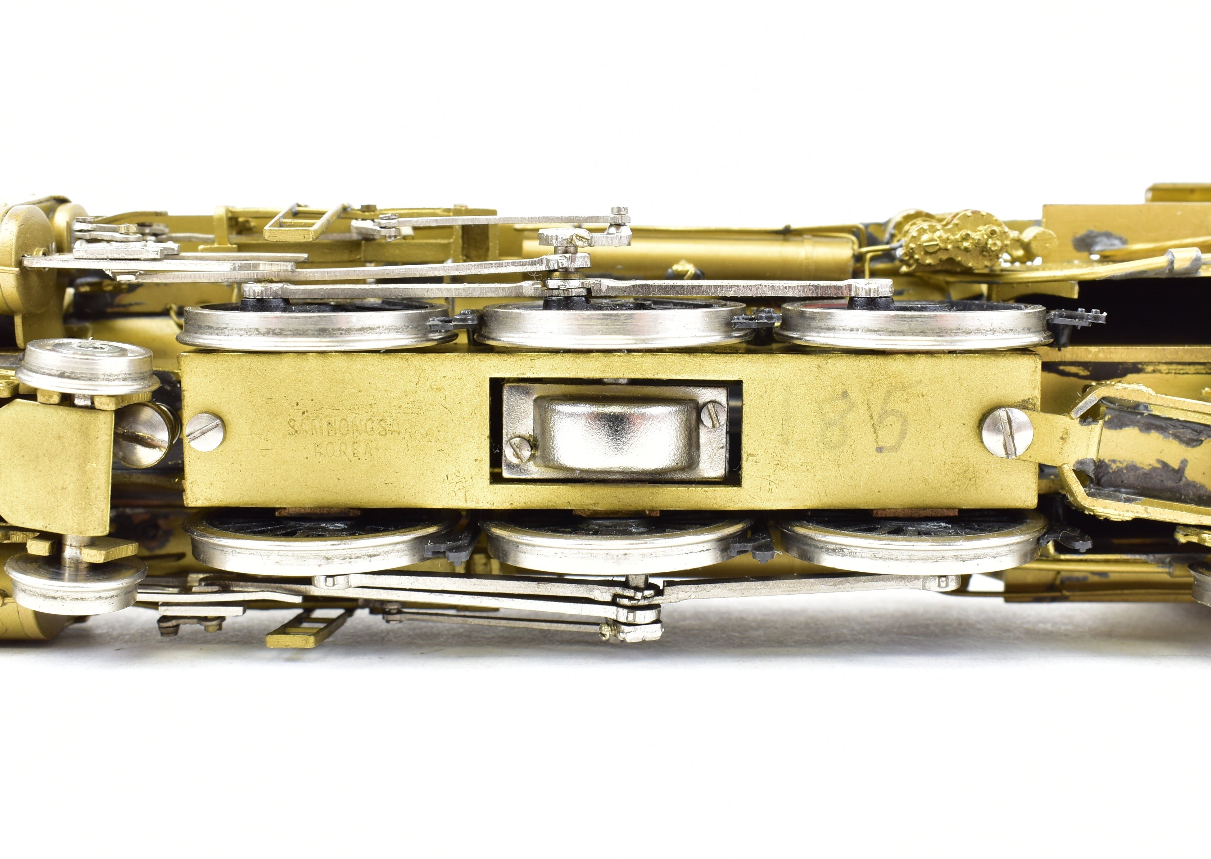 HO Scale Brass Key Imports ATSF - Santa Fe 1226 4-6-2 Pacific Model Train Engine