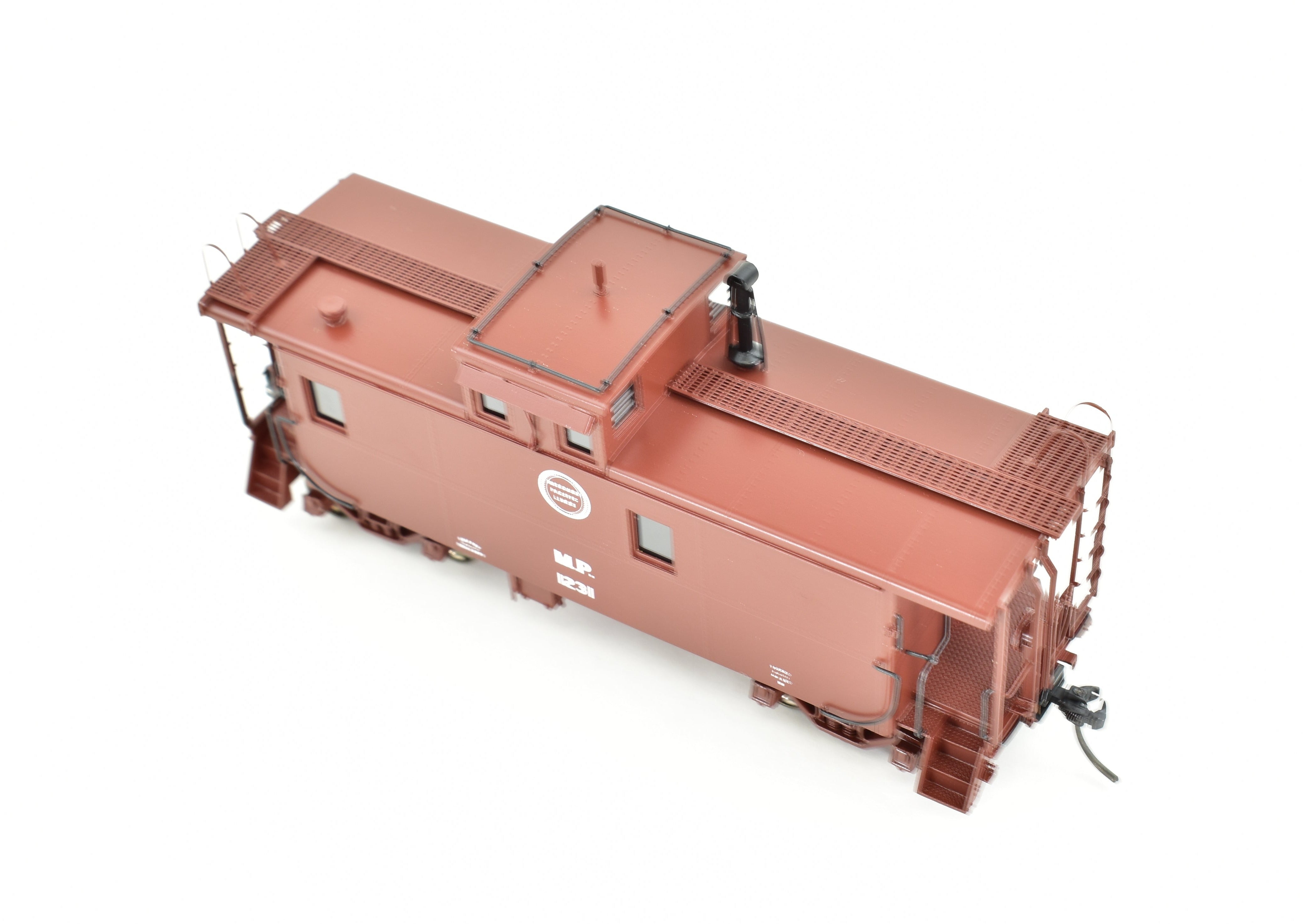 HO Scale Brass Missouri Pacific Steel Caboose Magor Copy As Built in 1951 by Overland Models, Inc. - OMI Brand