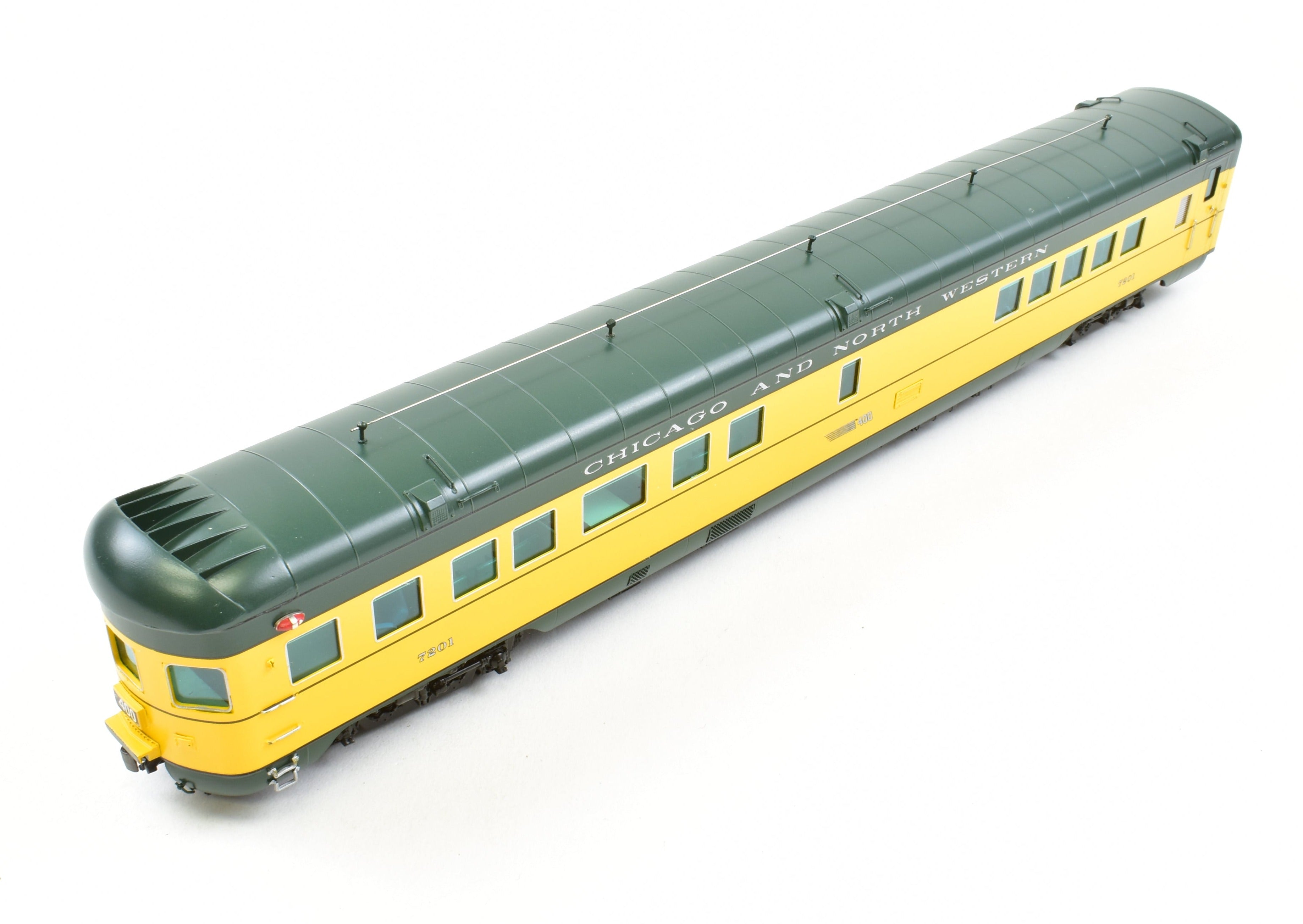 HO Scale Brass C&NW - Chicago and North Western 400 Observation FP 7201 Railway Classic Model
