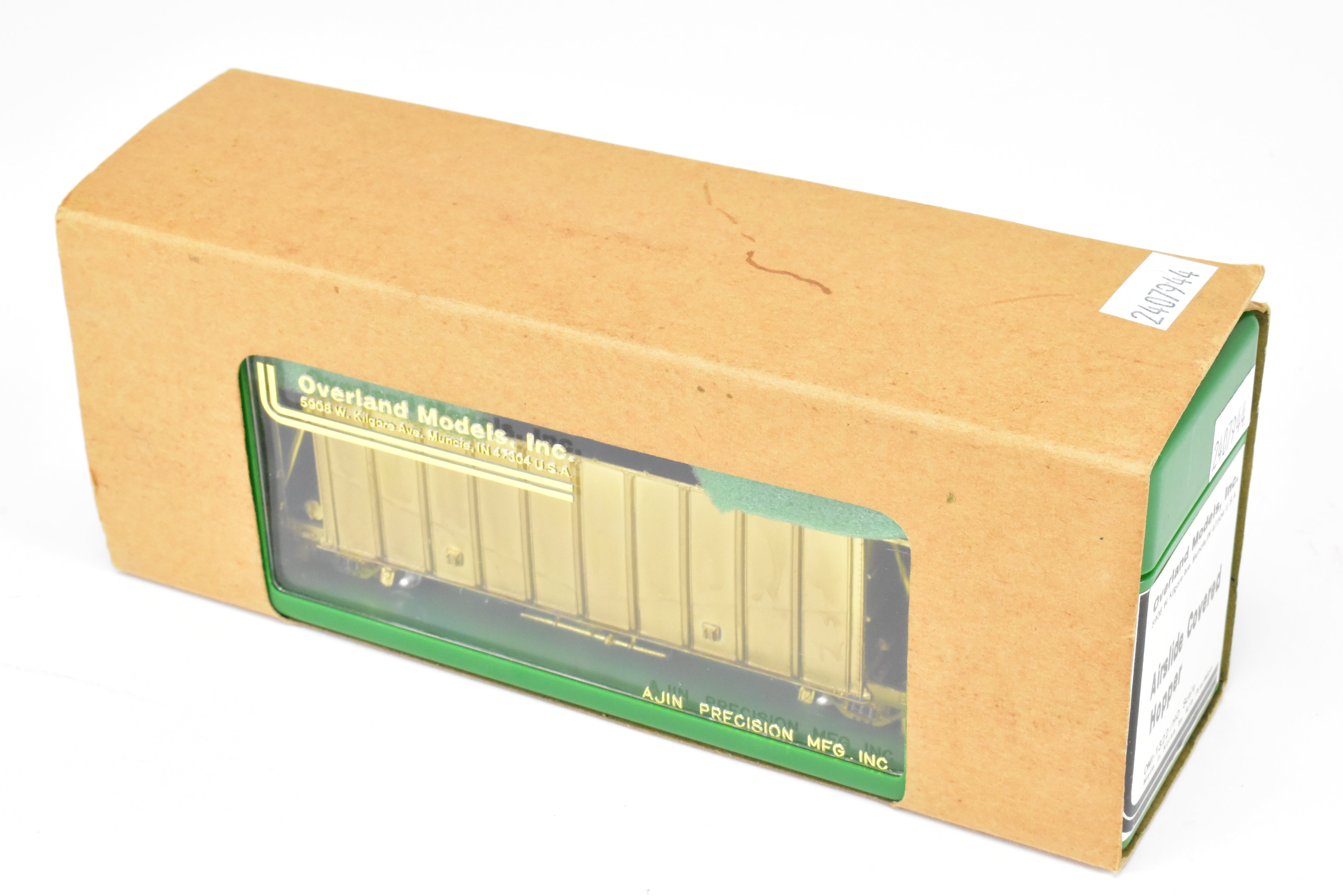 HO Brass Airslide Covered Hopper by OMI - Overland Models, Inc. for Various Roads