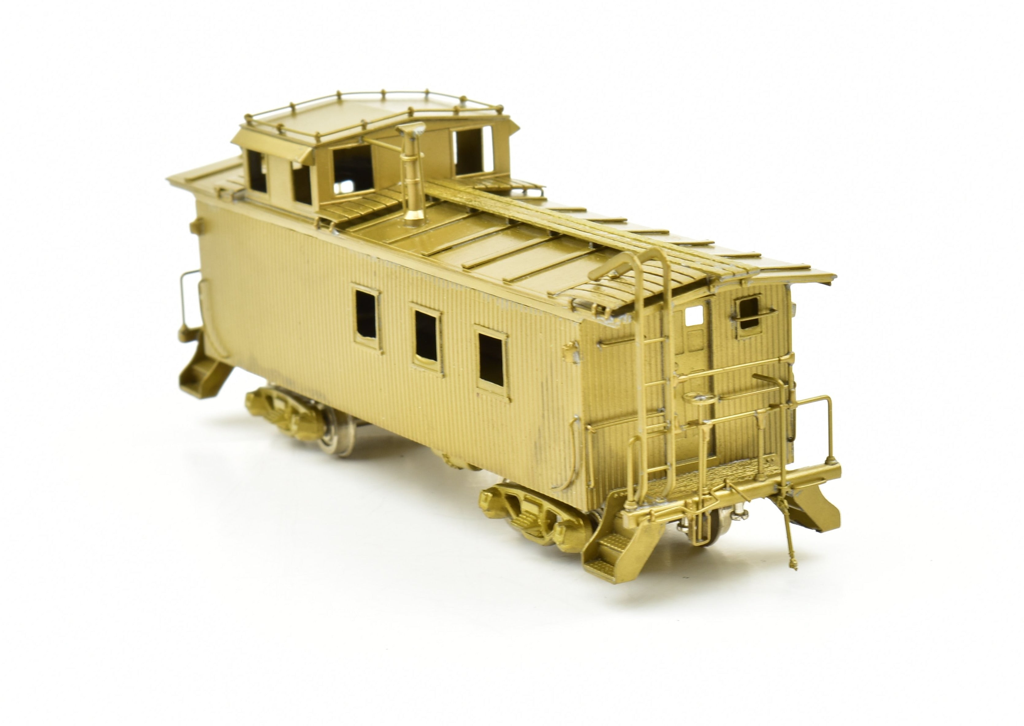 HO Scale Brass SLSF - Frisco Caboose with Steel Cupola Model by OMI - Overland Models, Inc.