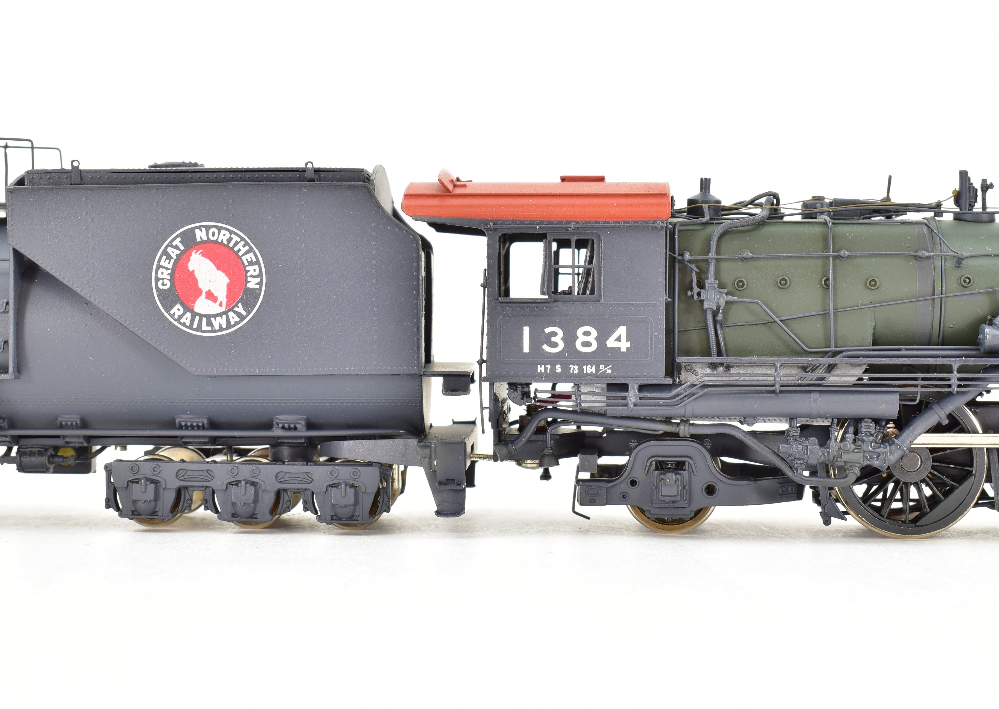 HO Brass Westside Model Co. GN - Great Northern 4-6-2 H-7 Professionally Painted Glacier Park Design
