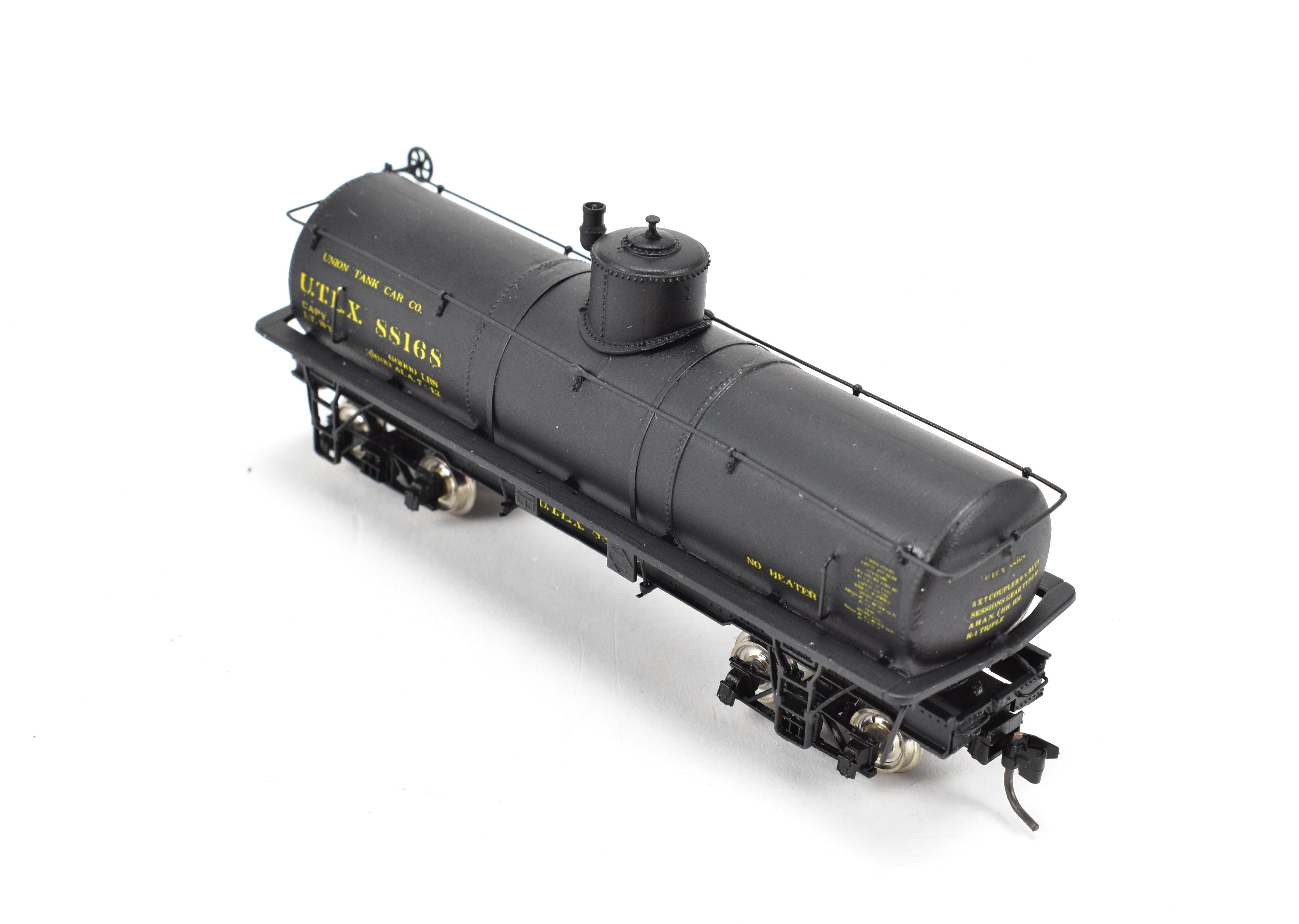 HOn3 Scale Plastic Model PSC - Precision Scale Co. UTLX 88168 Narrow Frame Tank Car, Assembled and Professionally Custom Painted