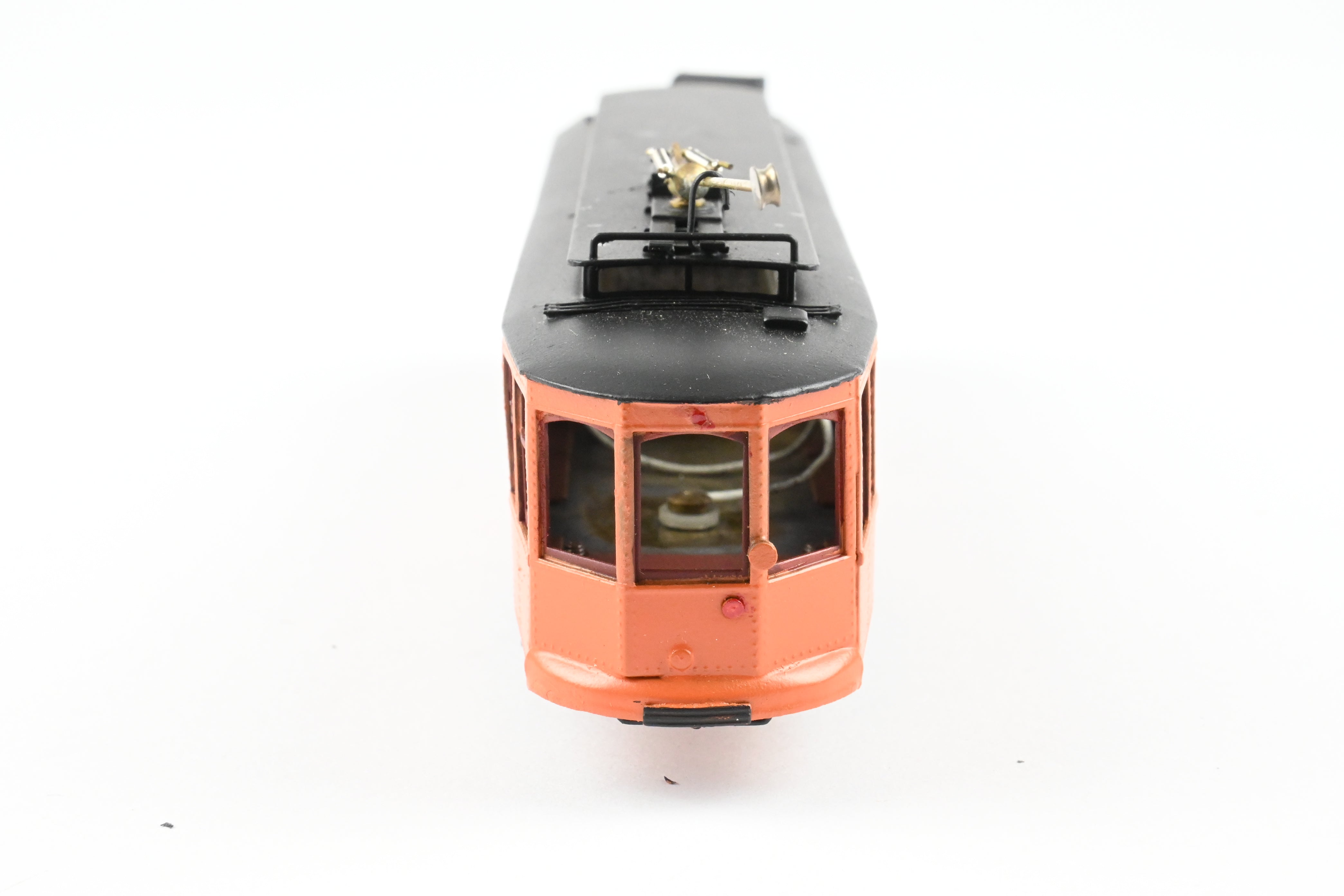 HO Scale Brass Fairfield Models Pittsburgh Railway Co. Single Ended Jones Trolley Car CP Unlettered, Collectible Model Train