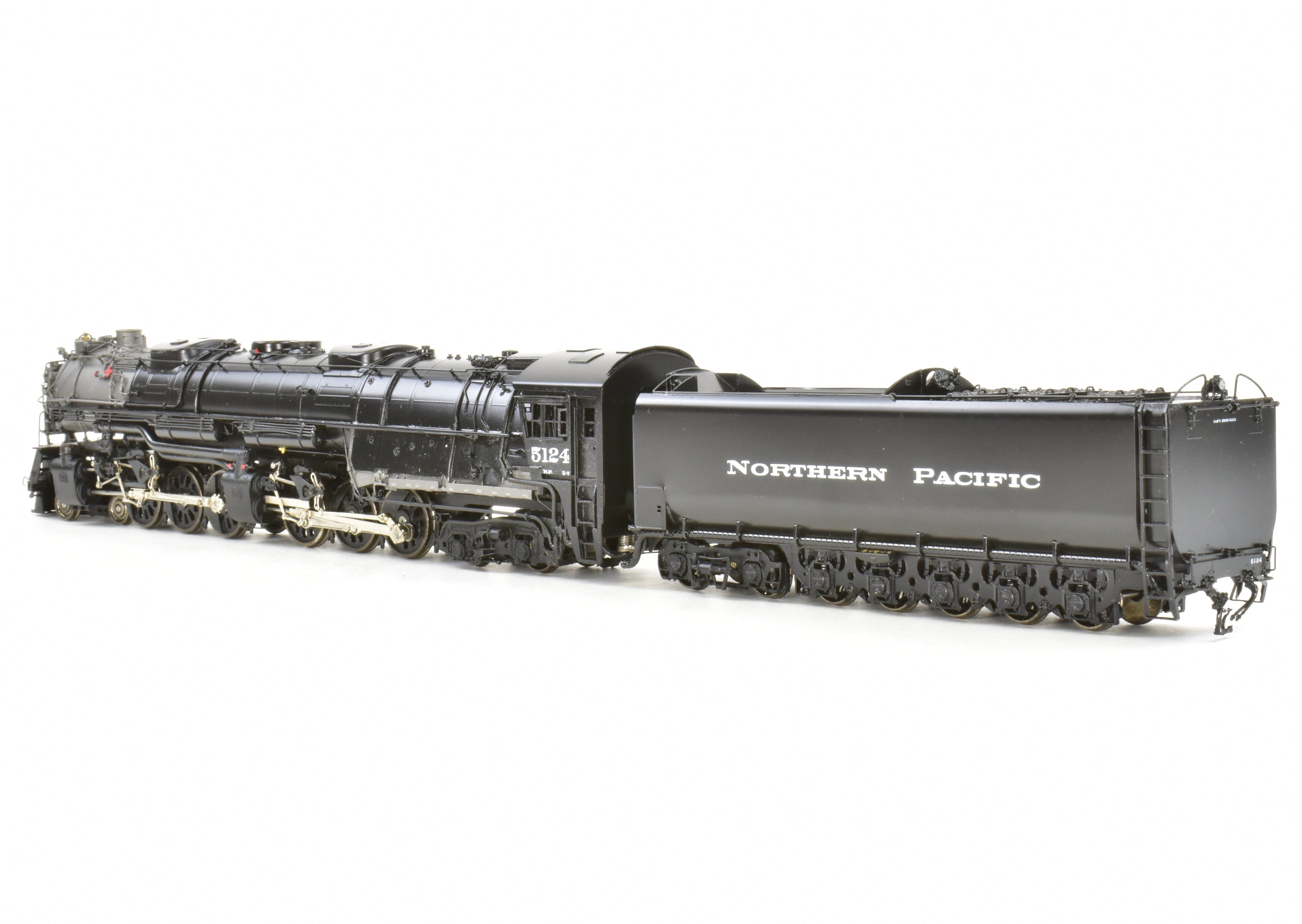 HO Scale Brass Model Train - Overland Models Northern Pacific Z - 7 4 - 6 - 6 - 4 FP Locomotive #5124