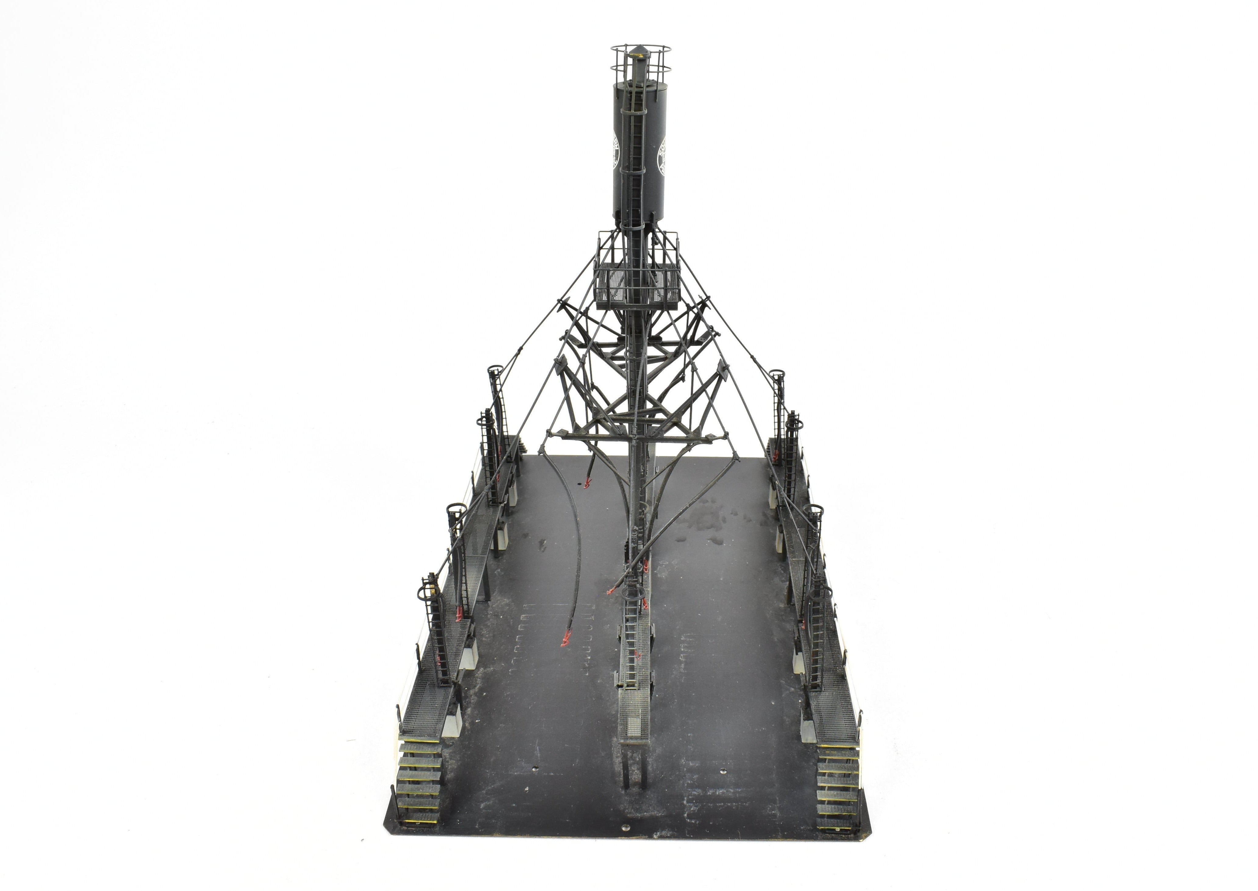 HO Scale Brass Sand Tower Model by Overland Models, Inc - Double 10 - Ton Sand Tower with Platforms for Southern Pacific and Various Railroads