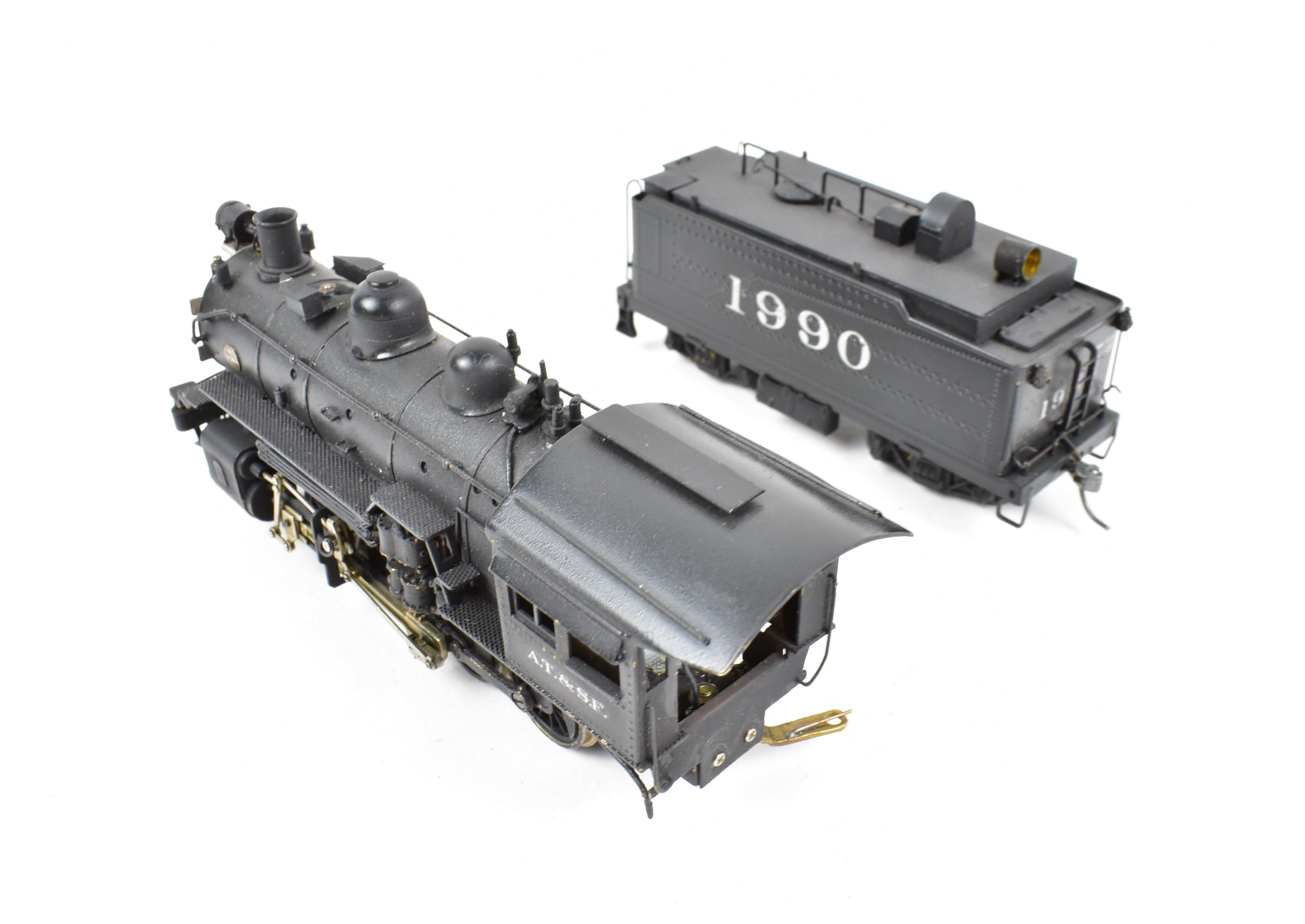 HO Brass PFM - United ATSF Santa Fe 2-8-0 Custom Painted with Can Motor & NWSL Gearbox Upgrade