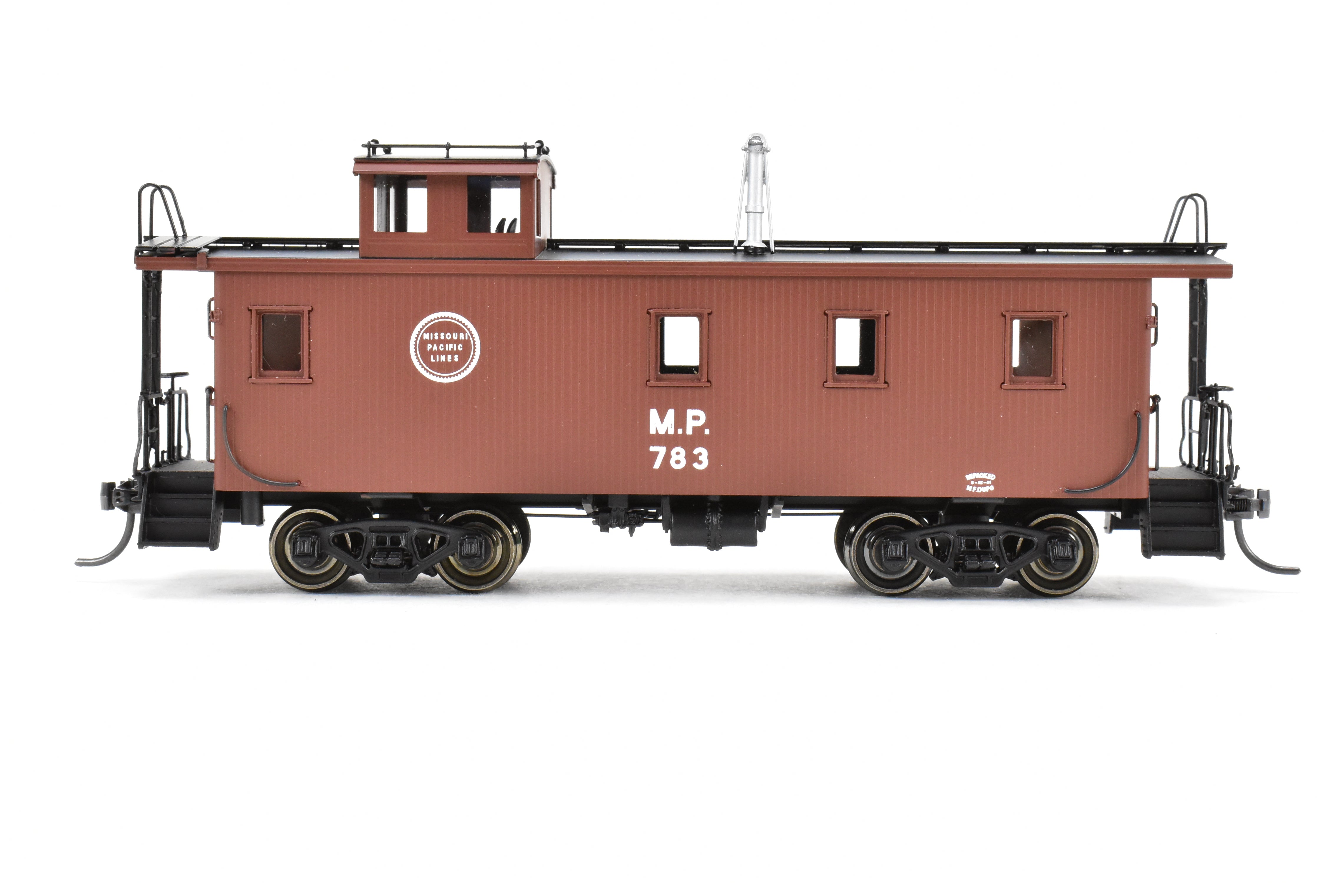 HO Brass OMI Missouri Pacific Wood - Side Caboose F/P #783 by Overland Models