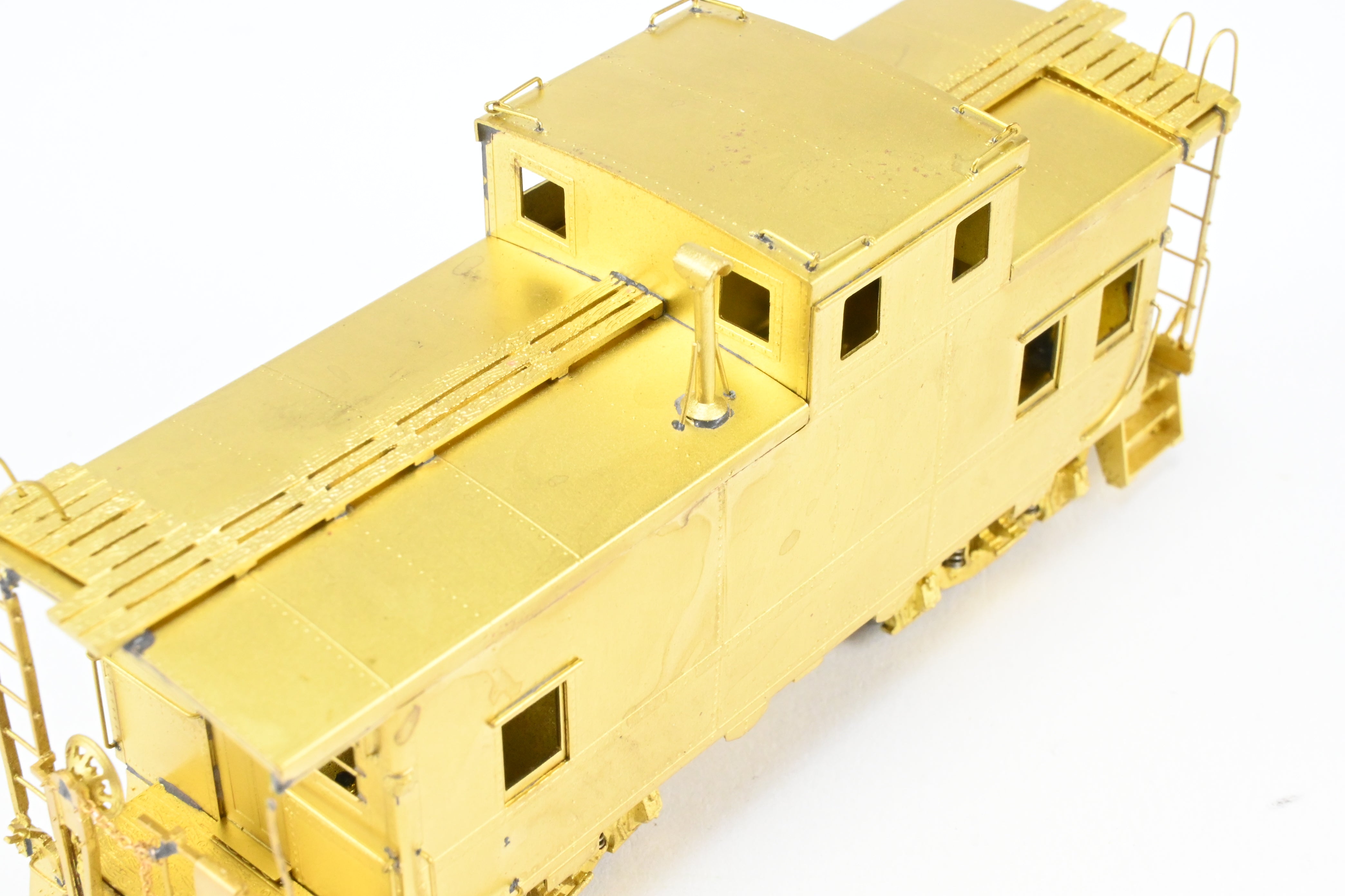 HO Scale Brass OMI - Overland Models, Inc. Model Railroad Erie Railroad Offset Cupola Caboose Nos. C - 110 - 169 Riveted Design with Belt Rail from the 1951 Era