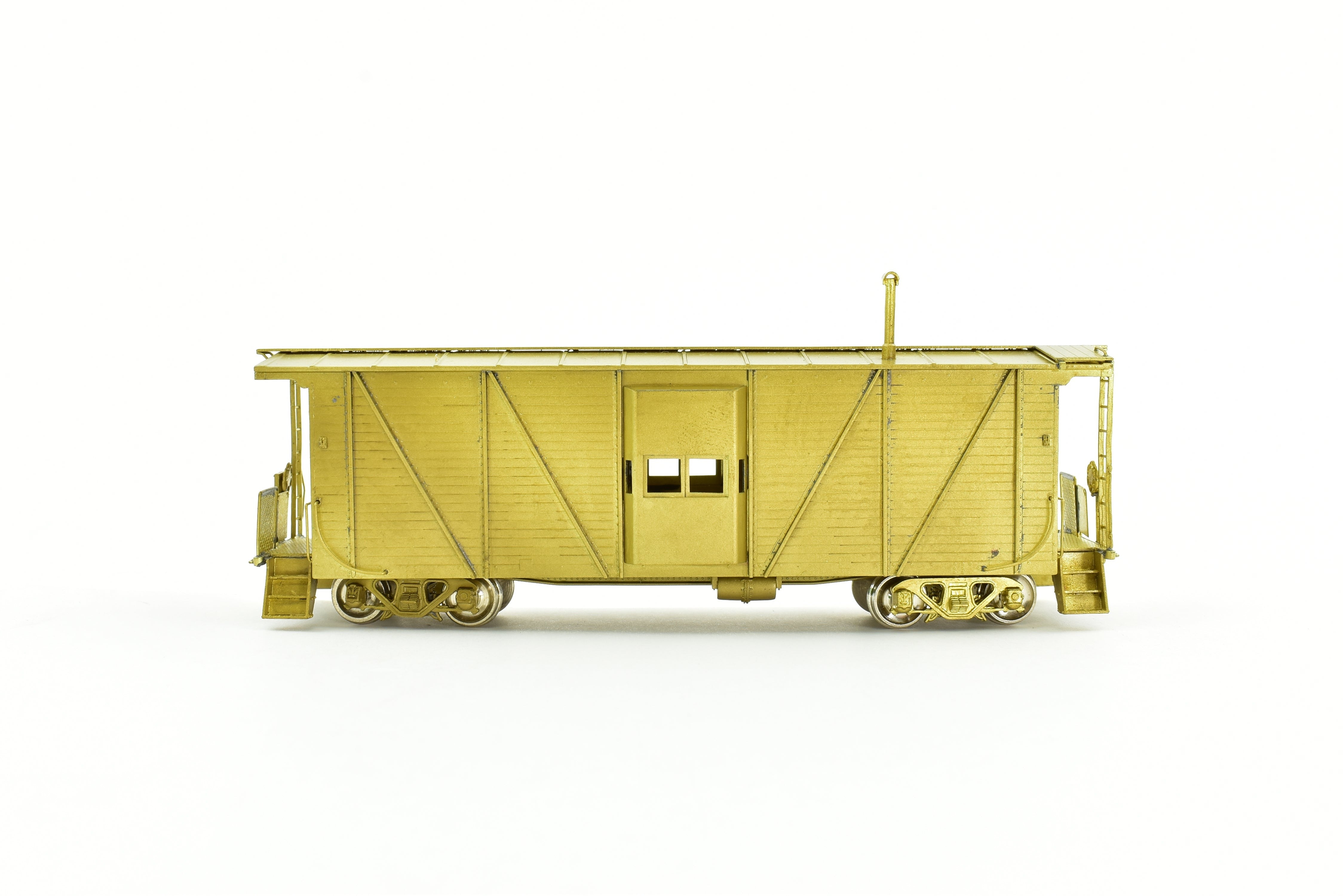 HO Scale Brass Great Northern Bay Window Wooden Caboose No. X - 320 by OMI