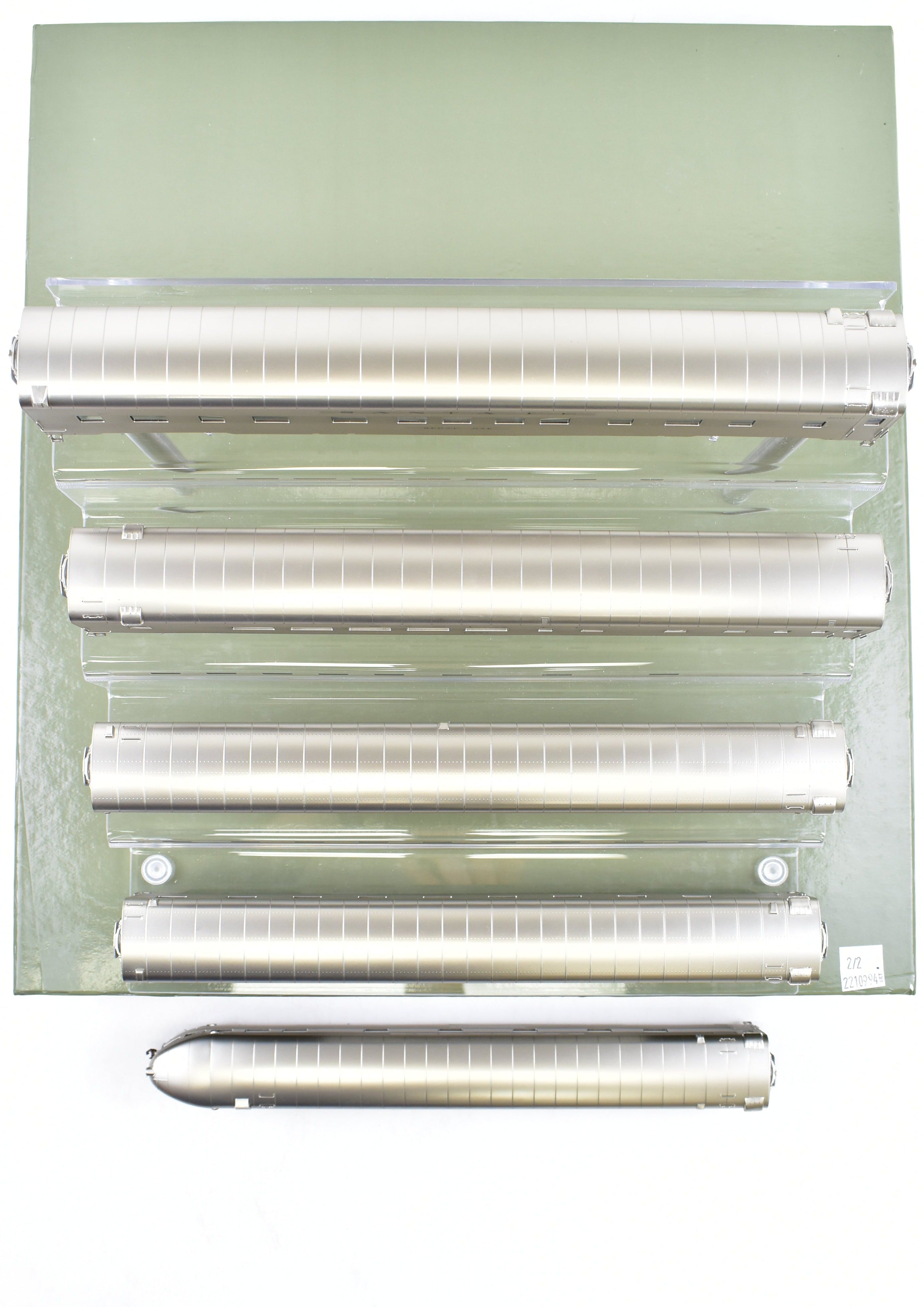 High - Quality HO Scale Brass Train Car Set - Challenger Imports ATSF - Santa Fe 1951 Super Chief 10 - Car Collection