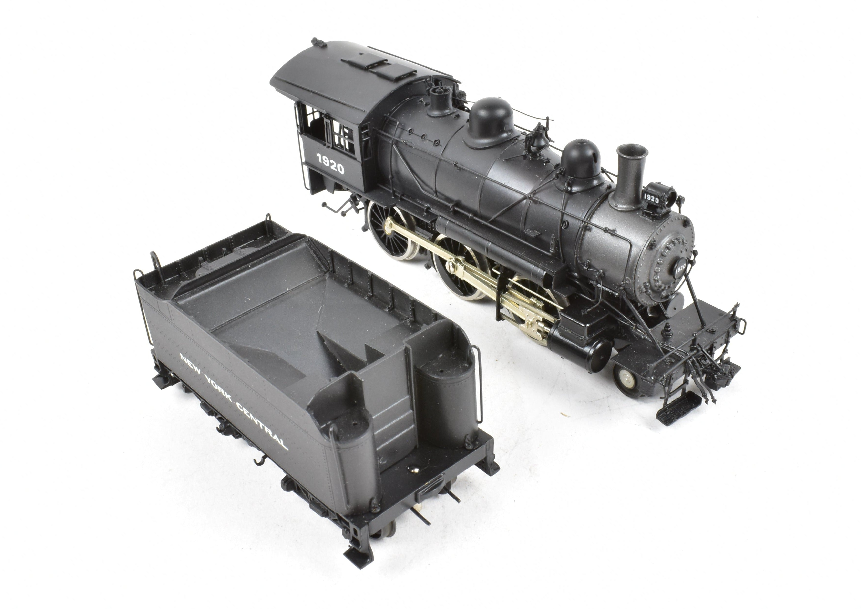 HO Scale Brass Model Train Key Imports from NYC - New York Central E-1D 2-6-0 Mogul Locomotive with Factory Painting