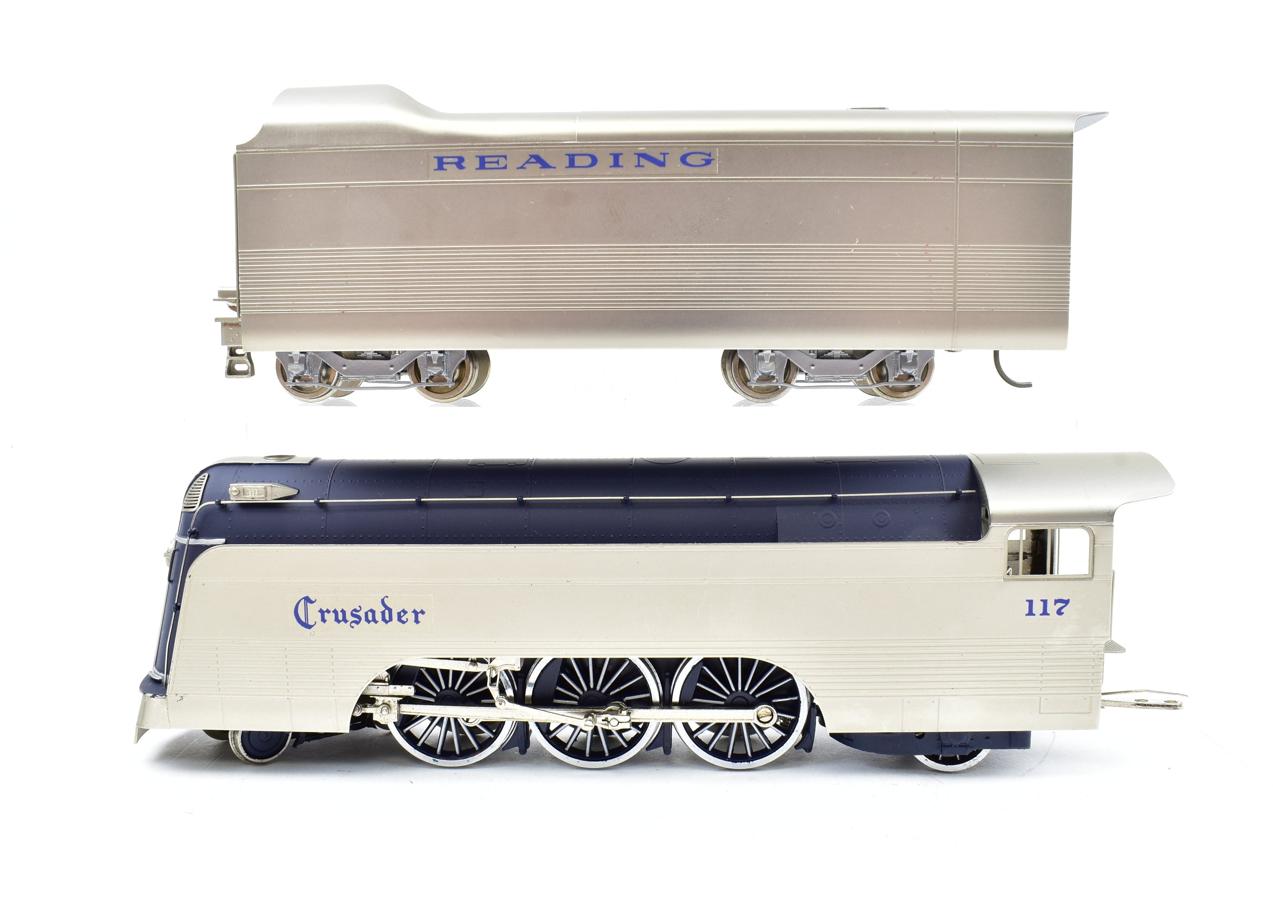 HO Scale Custom Brass Reading G-1b 4-6-2 Crusader Famous Train #1 FP Model by NJ Custom Brass
