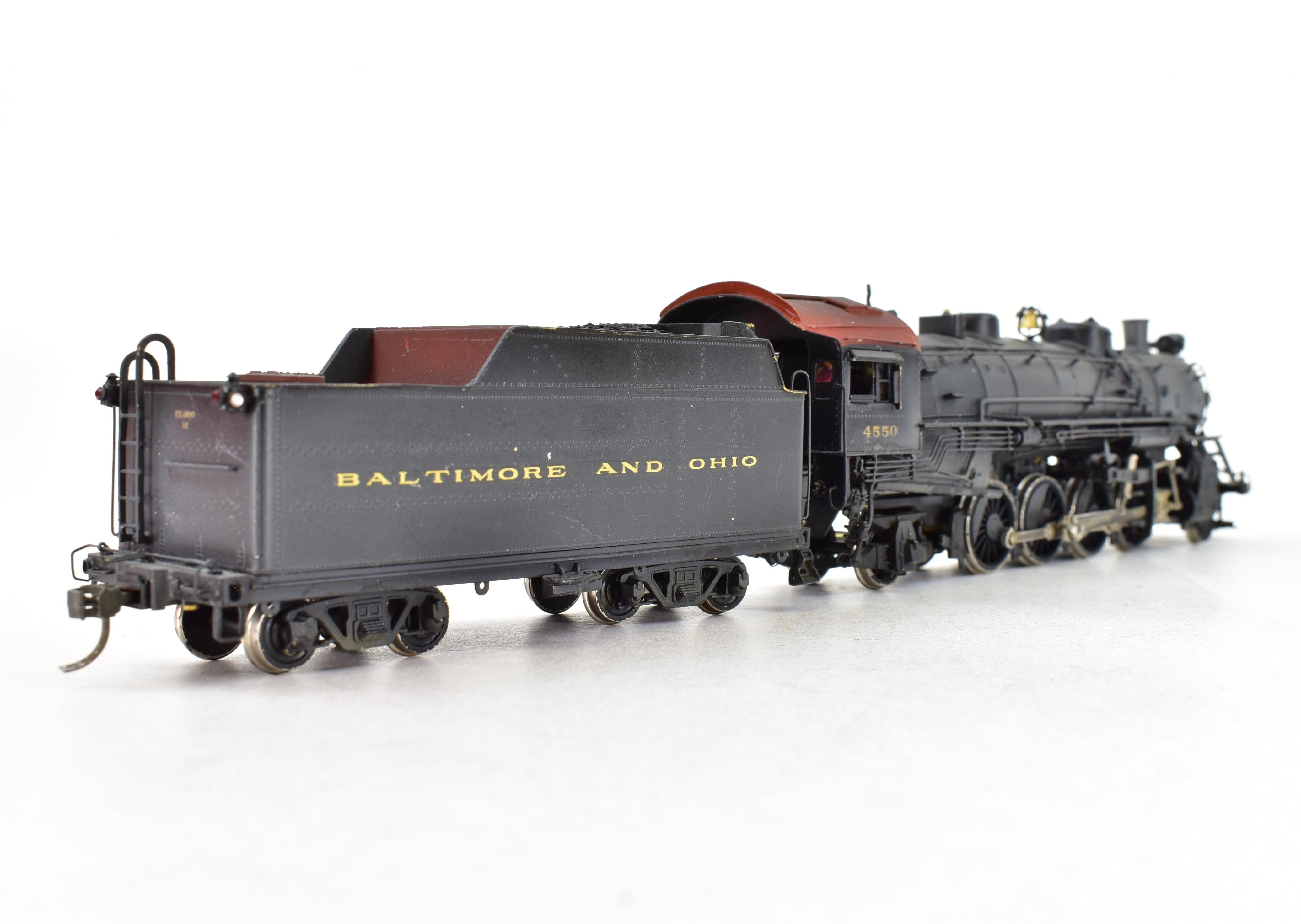 HO Brass B&O Q-3 2-8-2 Mikado #4550, Weathered, Westside Model Co.