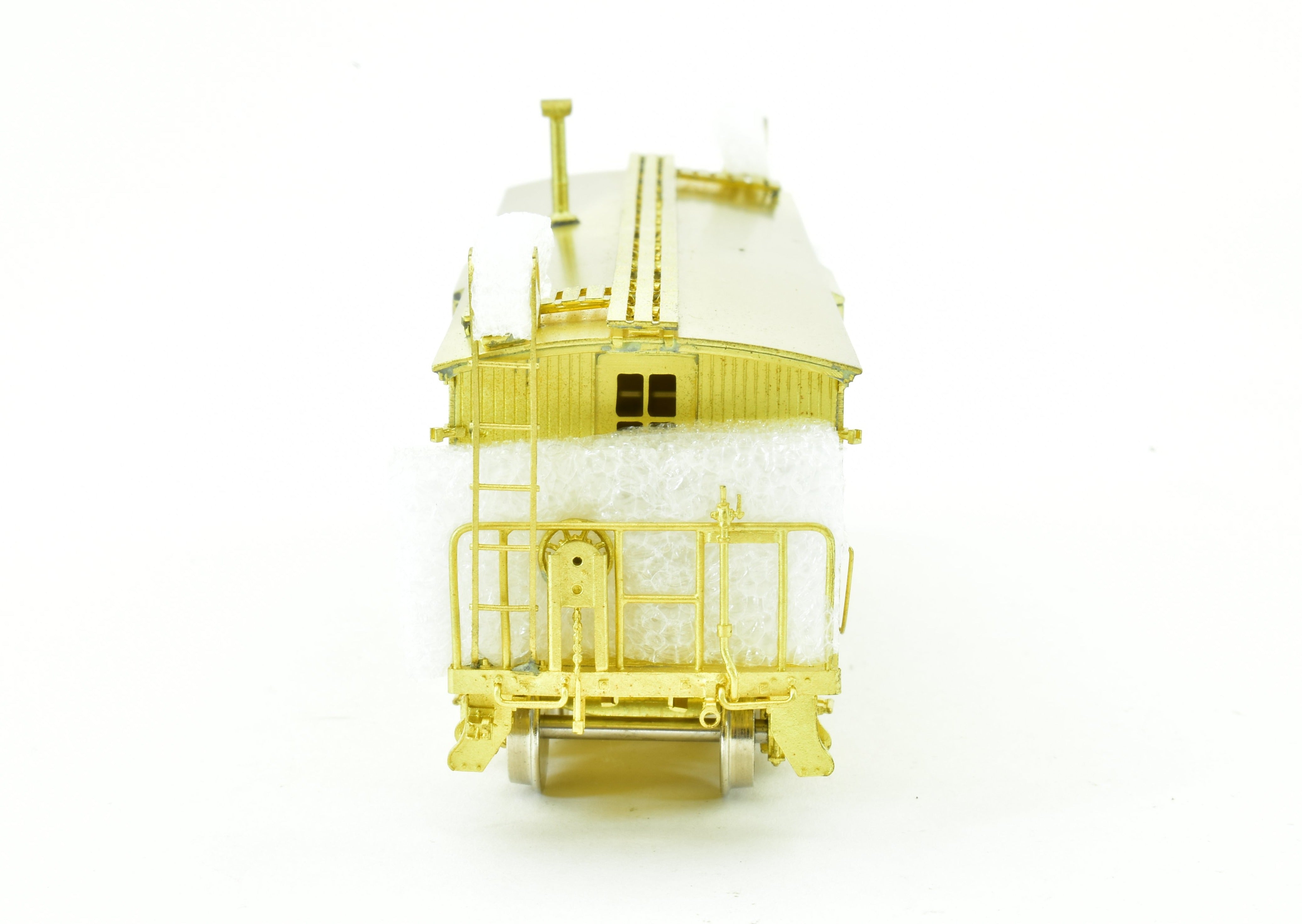 HO Scale Brass Monon Wood Caboose with Steel Bay Window by Overland Models, Inc. (OMI) - A Collectible Model Train Car