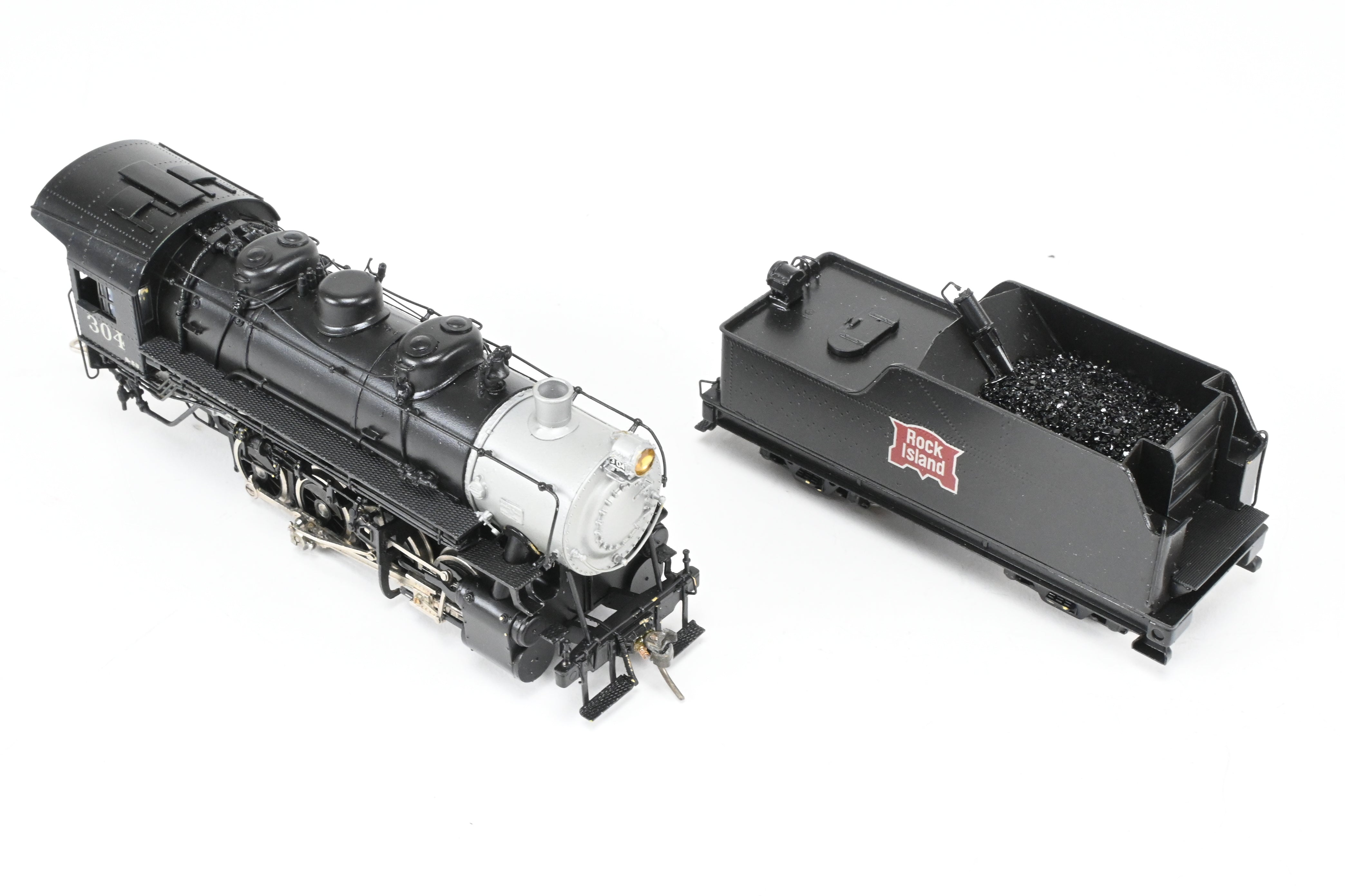 HO Scale Brass Alco Models Custom - Painted CRI&P - Rock Island USRA 0 - 8 - 0 Switcher Model Train