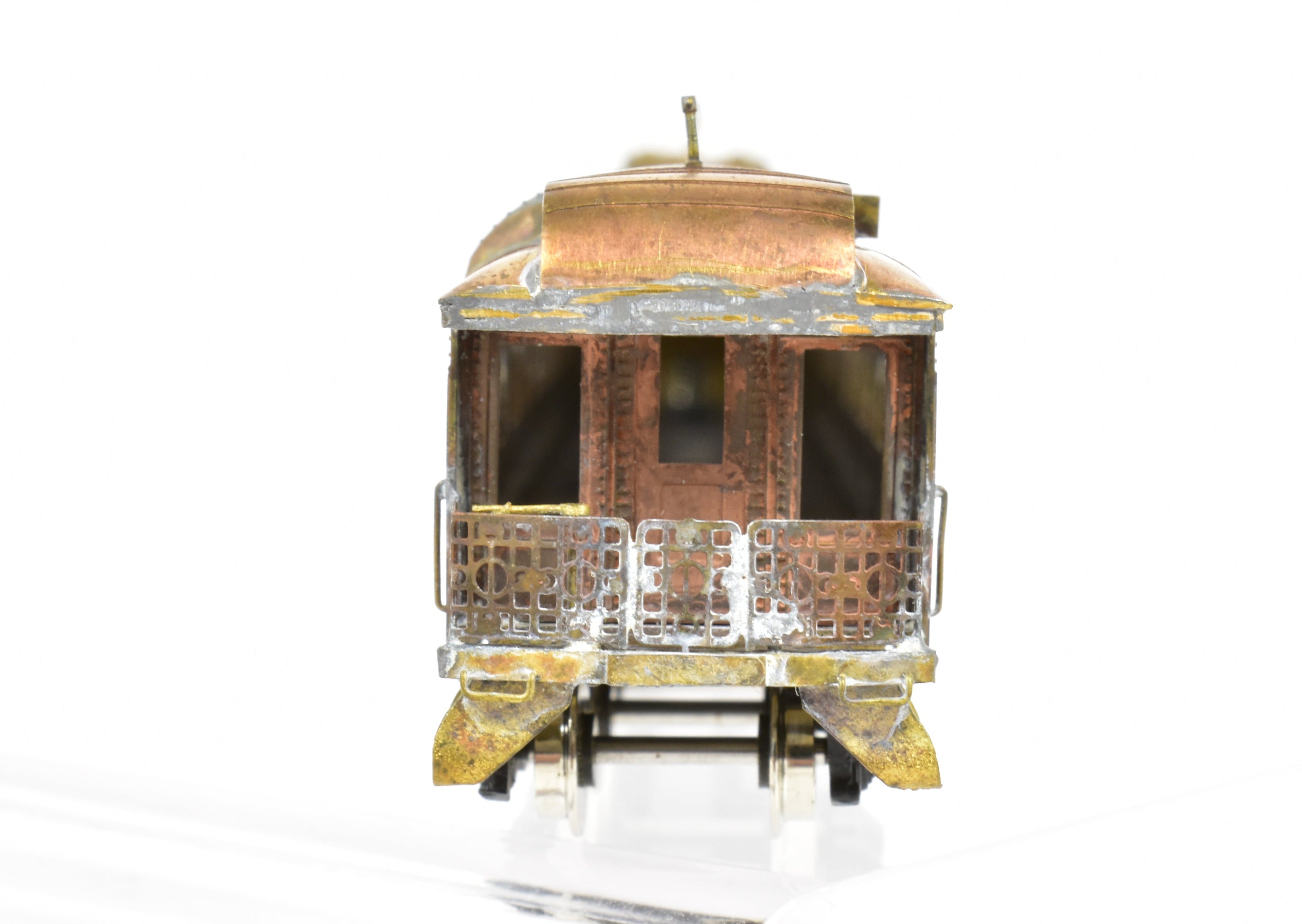 N Scale Brass ATSF - Santa Fe Heavyweight Business Car #9/10, AS-IS Condition