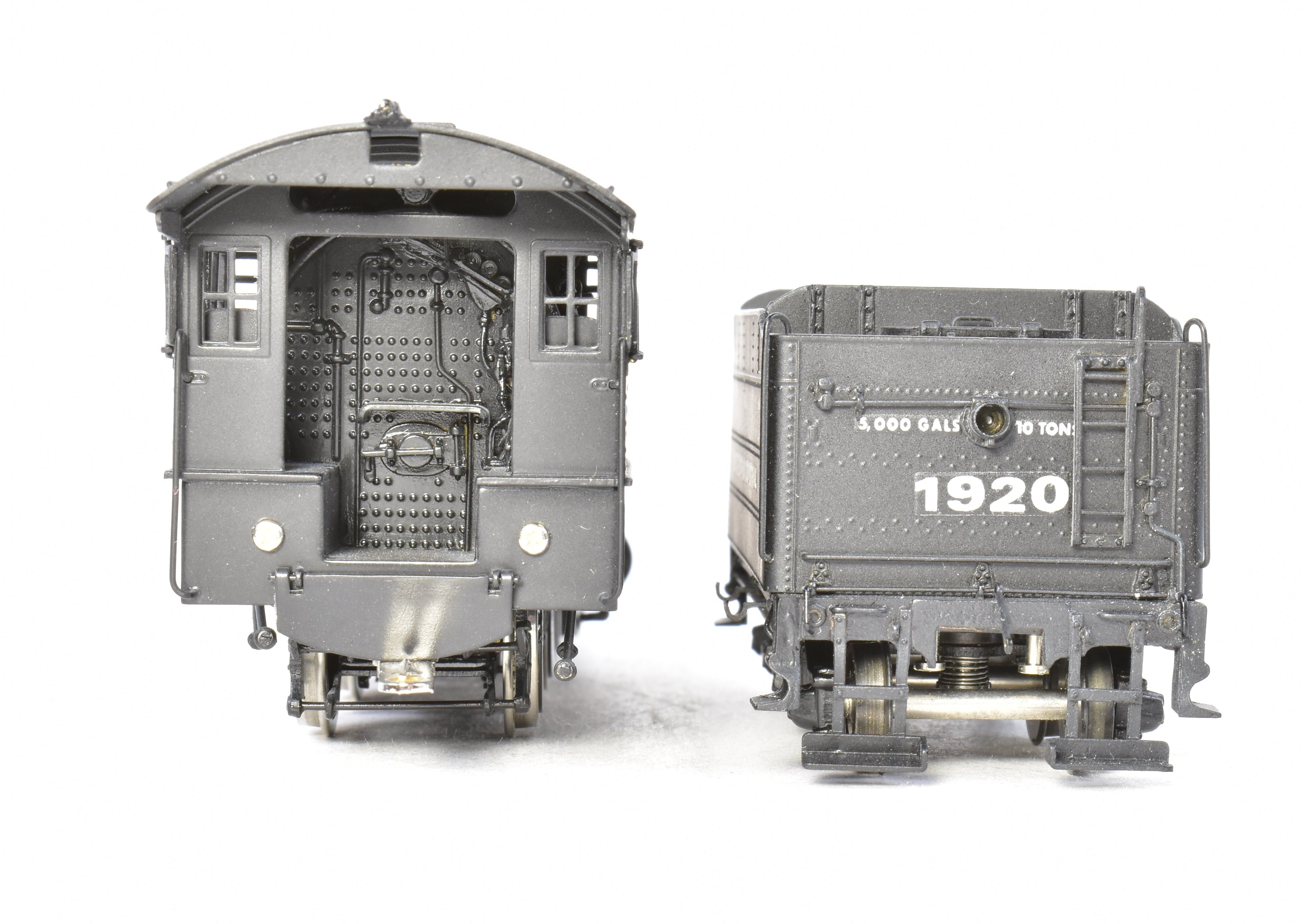 HO Scale Brass Model Train Key Imports from NYC - New York Central E-1D 2-6-0 Mogul Locomotive with Factory Painting