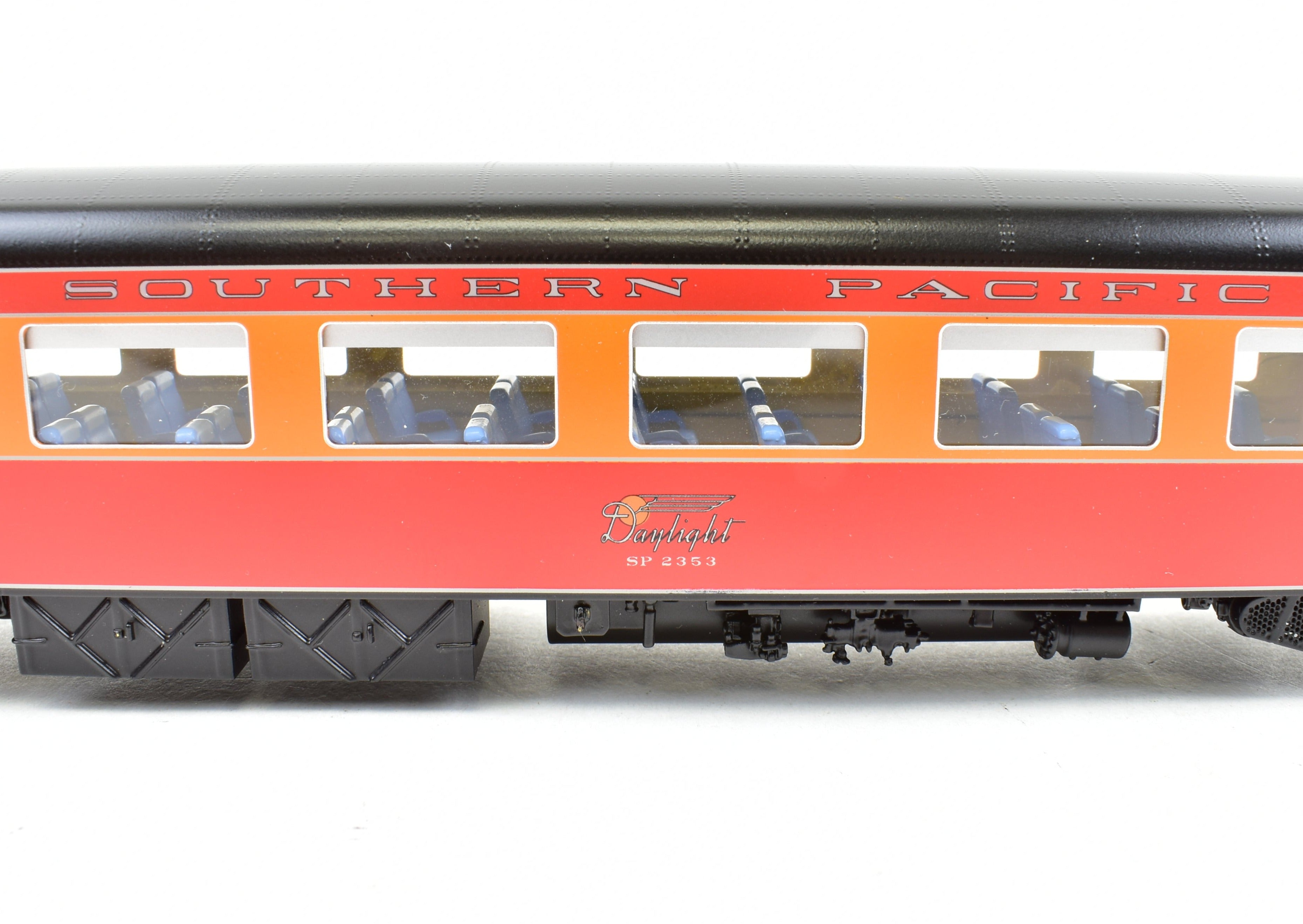 HO Scale Brass Model Train Set - Challenger Imports SP - Southern Pacific 1955 Morning Daylight 3 - Pack Add - On Set with Freight and Passenger Cars