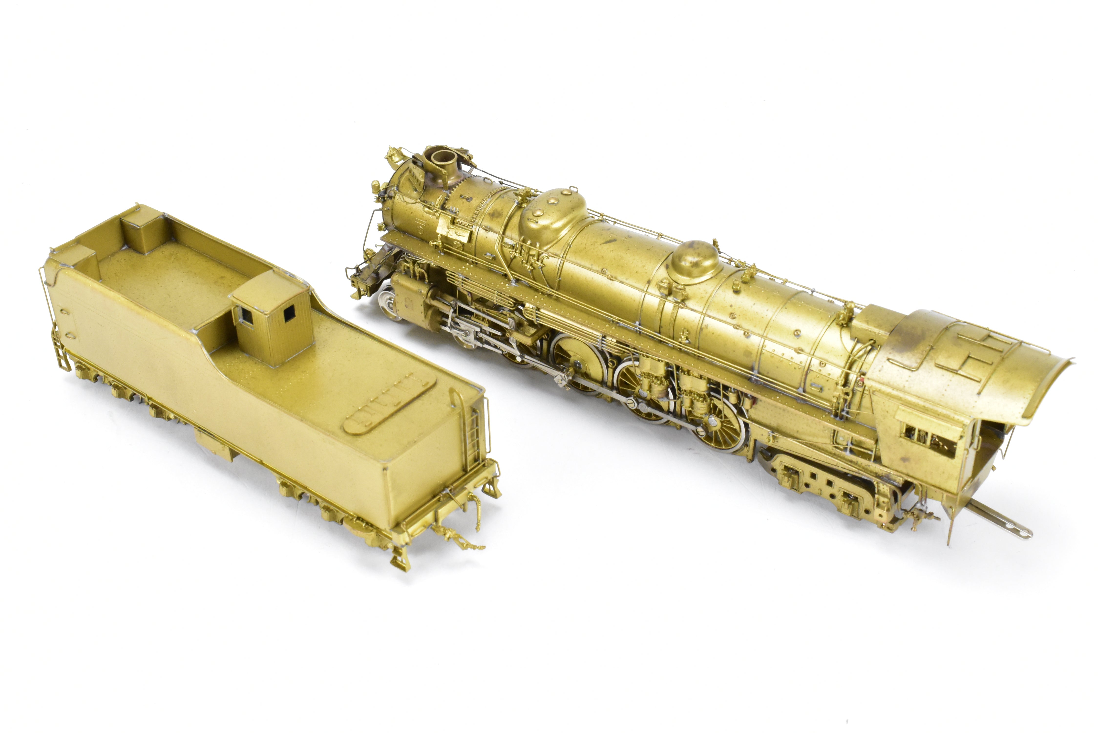 HO Scale Brass Model Train Key Imports D&RGW - Denver & Rio Grande Western M - 64 4 - 8 - 4 Northern Locomotive