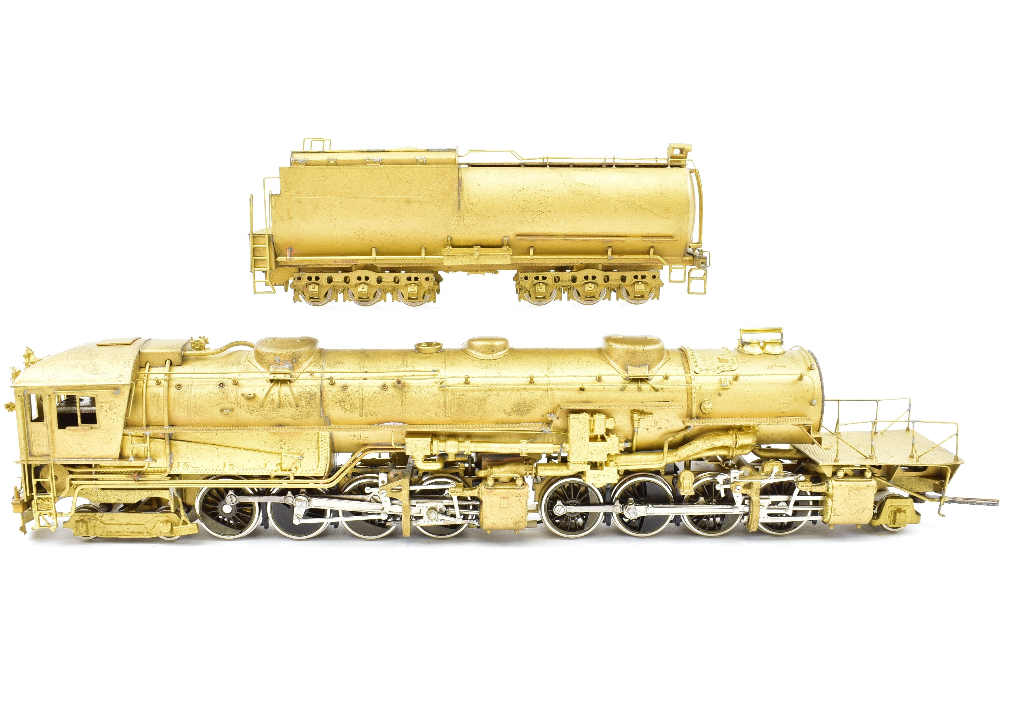 HO Scale Brass Model Train by Westside Model Co., Southern Pacific Class AC - 4 4 - 8 - 8 - 2 Cab Forward Locomotive from 1977 Production Run