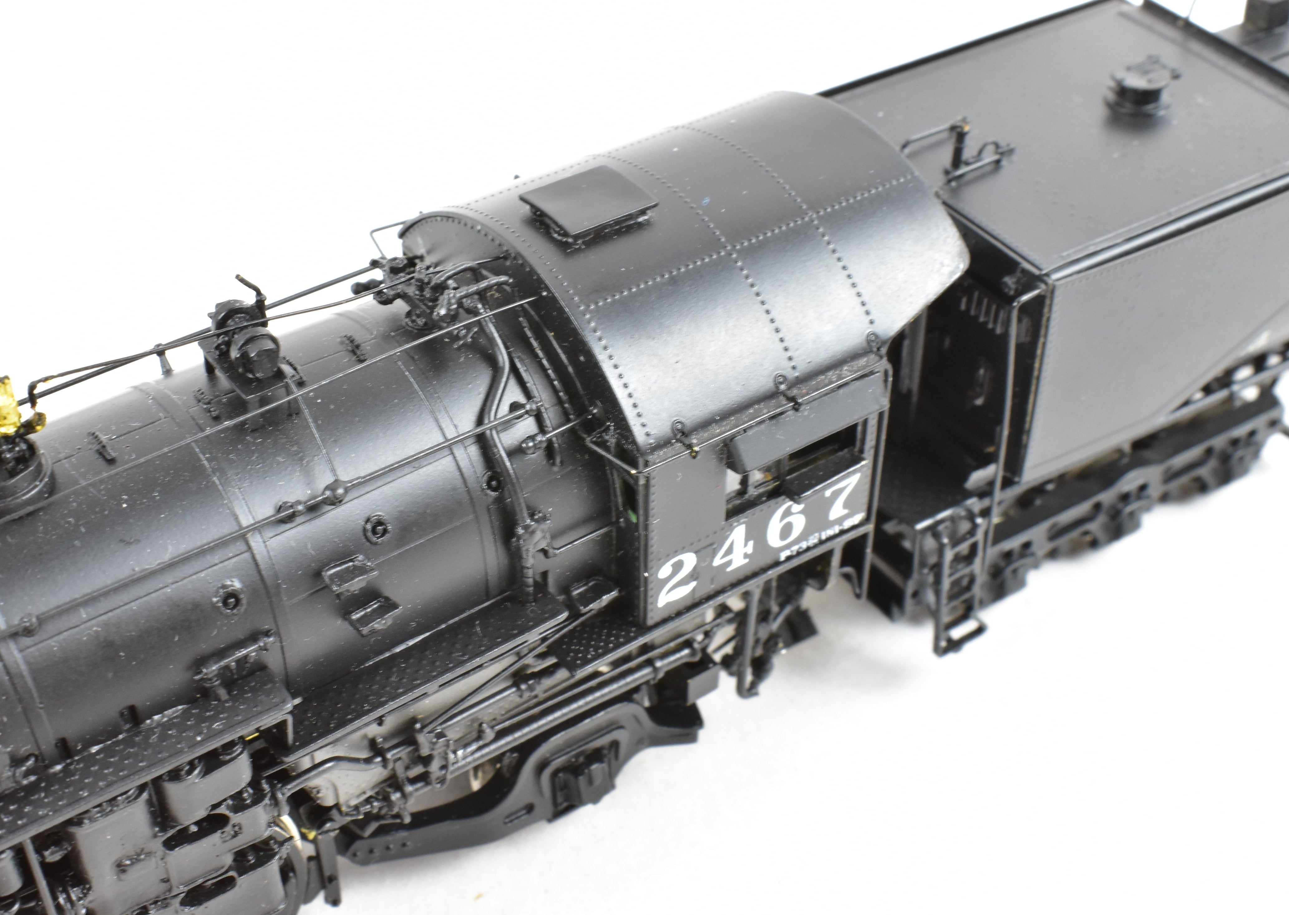 HO Scale Brass Precision Model Train by Precision Scale Co. - Southern Pacific Class P - 8 4 - 6 - 2 Steam Locomotive Custom Painted with Number 2467