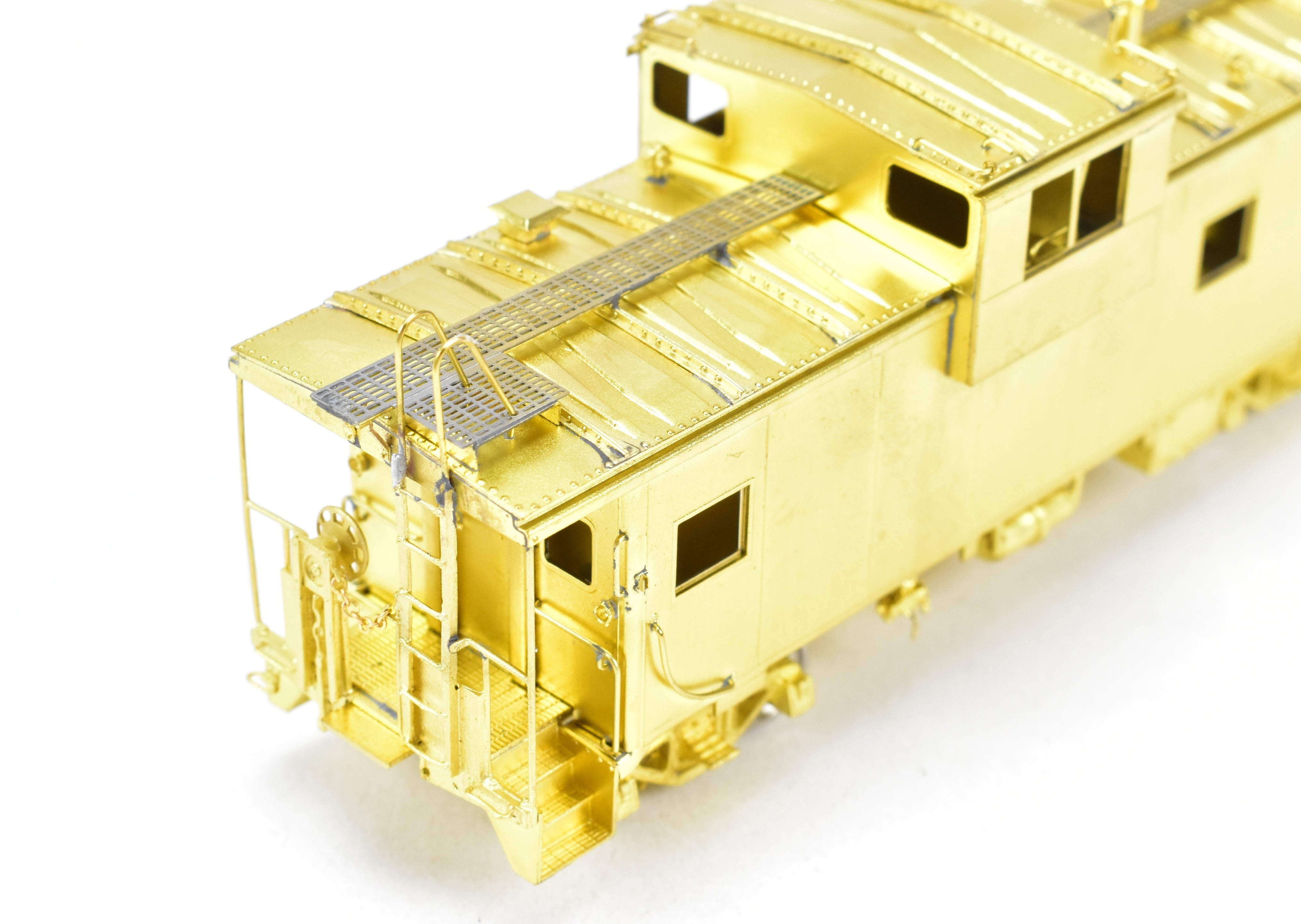 HO Scale Brass Model Railroad Caboose - OMI (Overland Models, Inc.) D&H (Delaware & Hudson) International Wide - Vision Caboose