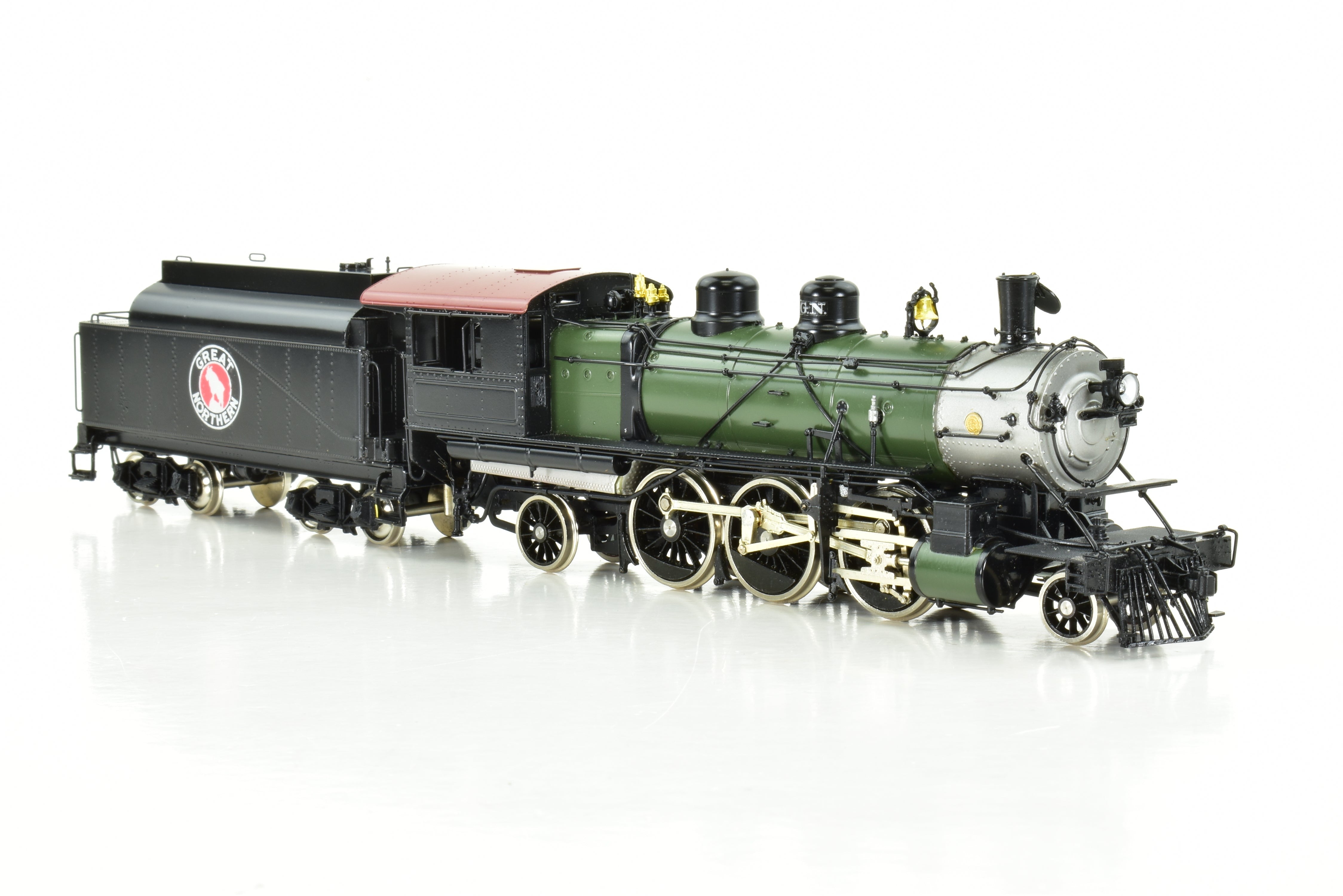 HO Scale Brass Great Northern 2-6-2 Class J-1 FP with Green Boiler Jacket