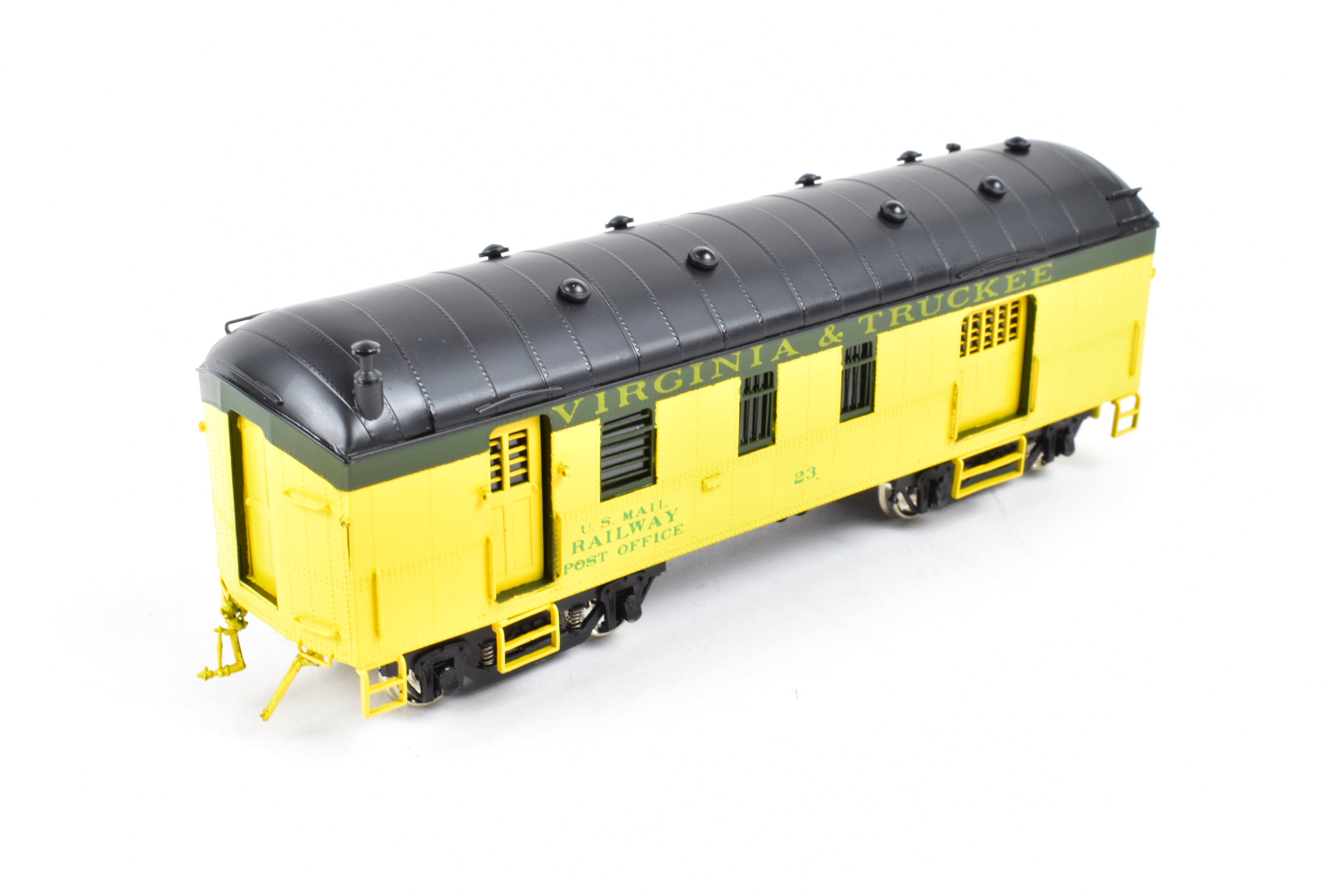 HO Scale Brass Precision Scale Co. Model of Virginia & Truckee 40-Foot RPO/Baggage Car, Class 40-BP-15 FP