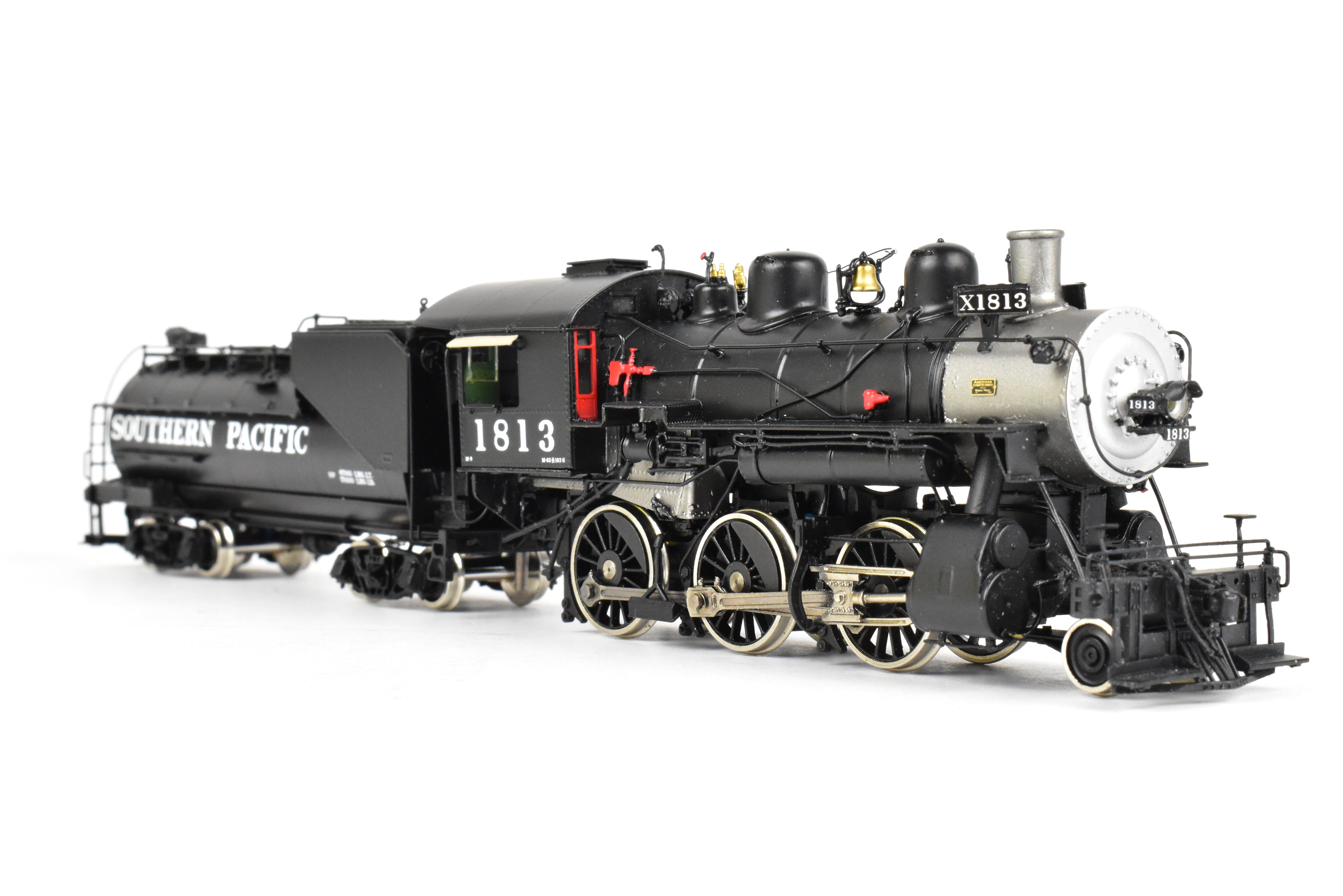 HO Scale Brass Model Train - Sunset Models Southern Pacific M - 9 2 - 6 - 0 FP Locomotive No. 1813 Equipped with QSI DCC and Sound System