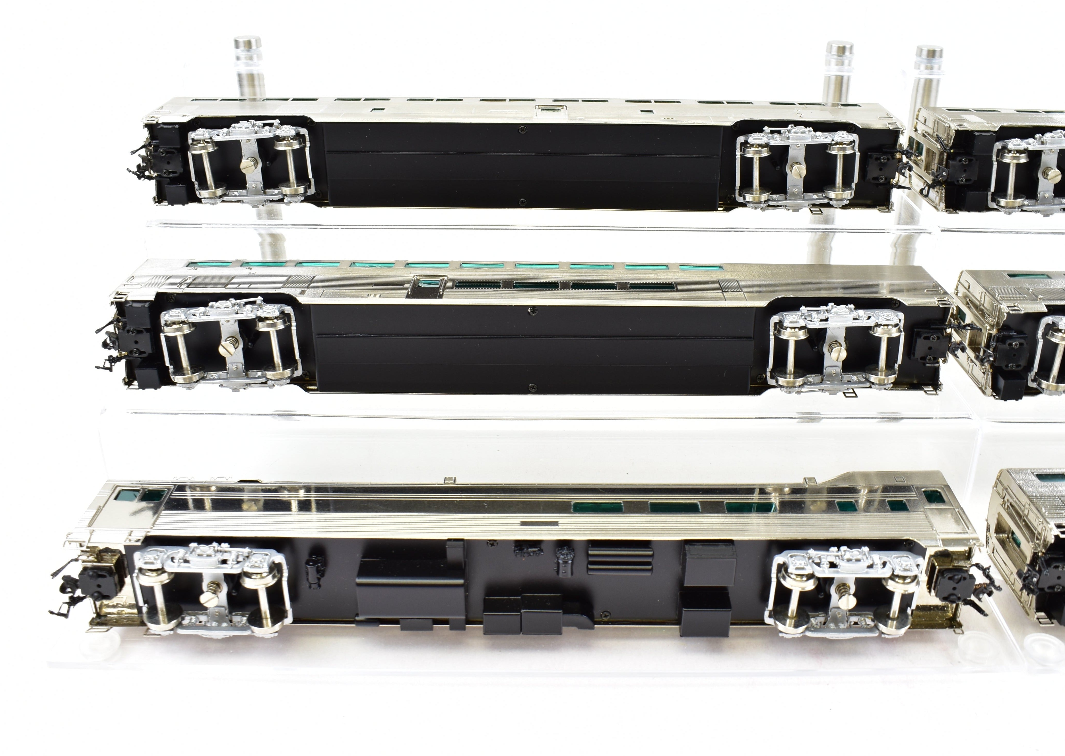 HO Brass CON Hallmark Models ATSF Santa Fe High-Level 6-Car Super Crown Special Revised Set
