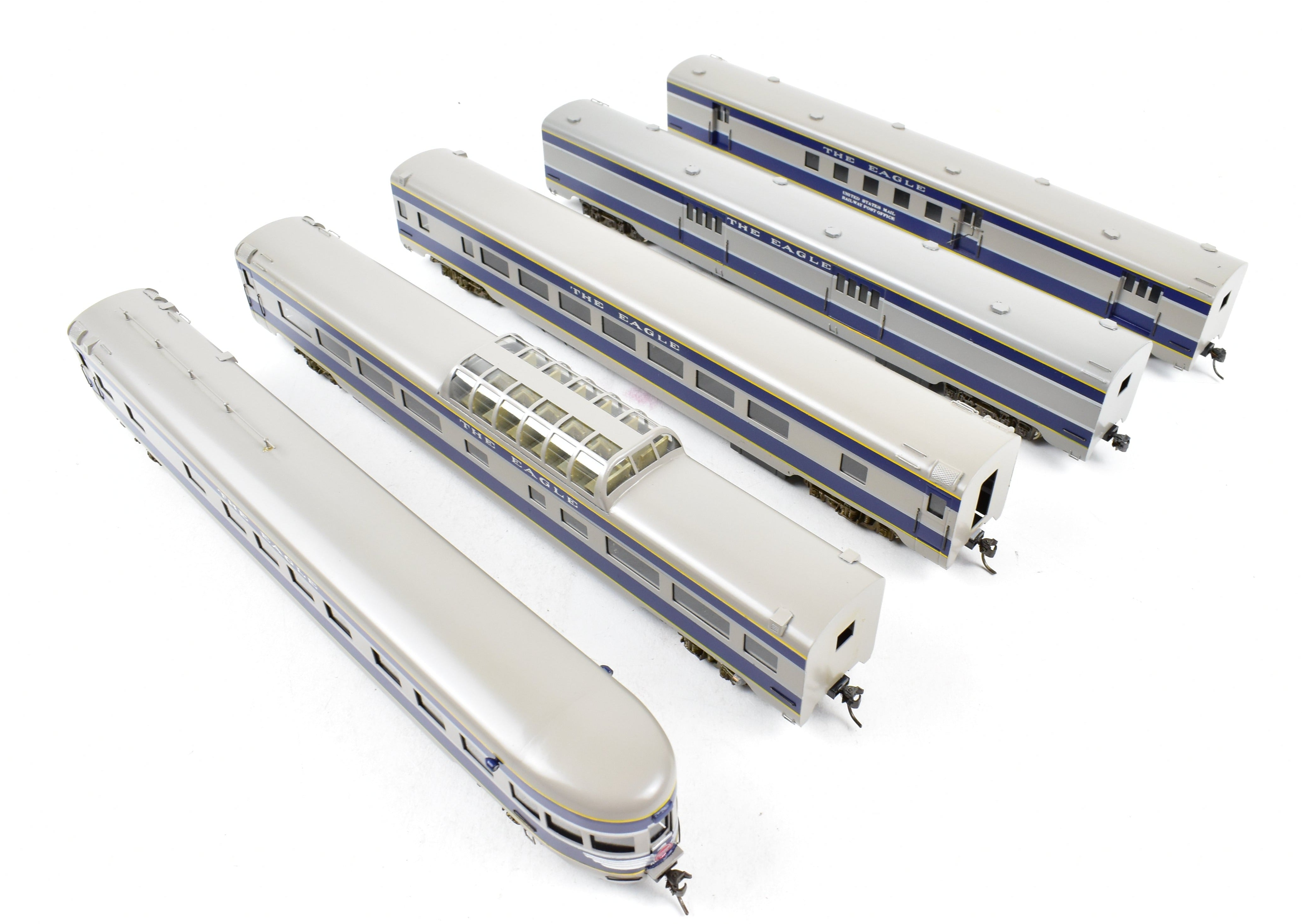 HO Scale Brass Balboa Missouri Pacific The Eagle 5-Car Factory-Painted Passenger Train