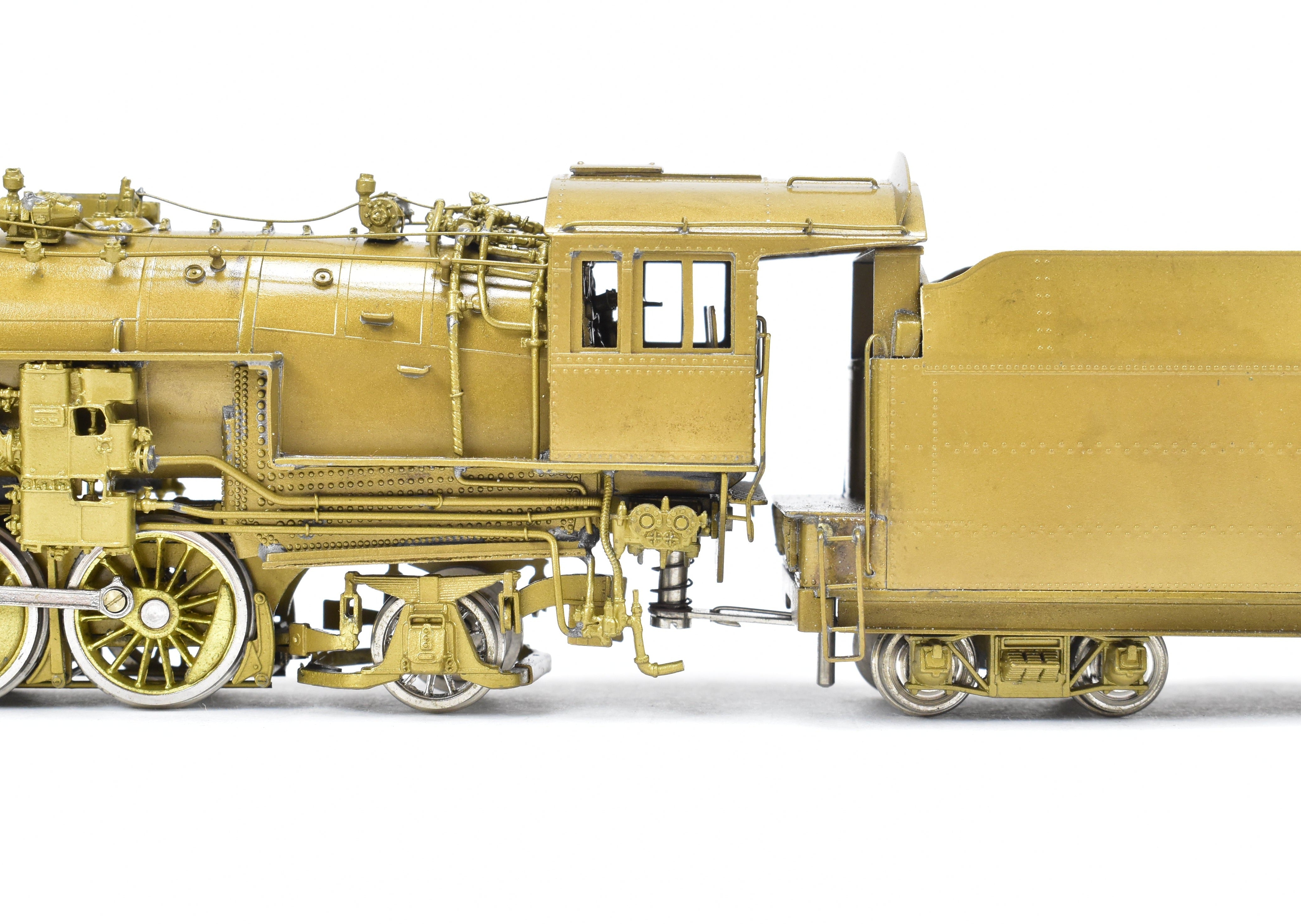 HO Scale Brass Model of Oriental Limited CB&Q - Burlington Route O - 1a 2 - 8 - 2 Steam Locomotive